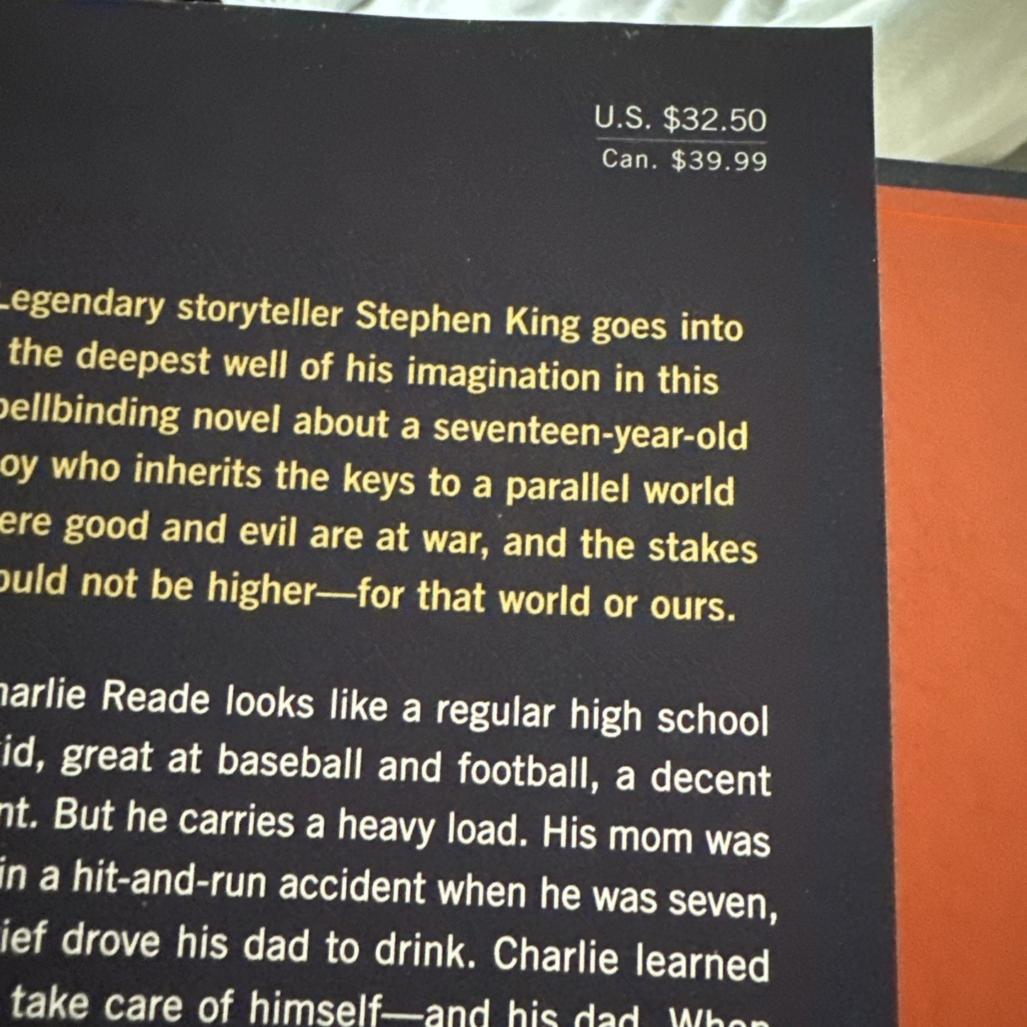 Stephen King Fairy Tale TRUE 1st Edition First Print $32.50 SCRIBNER HC