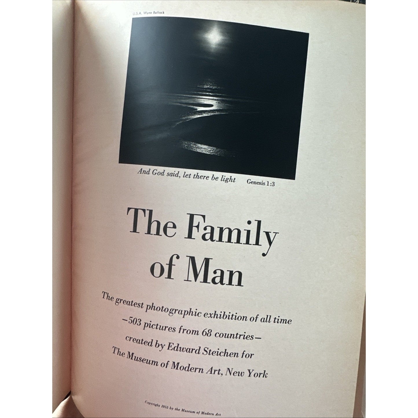 The Family of Man By Edward Steichen (1955 Hardcover) 1st Ed.