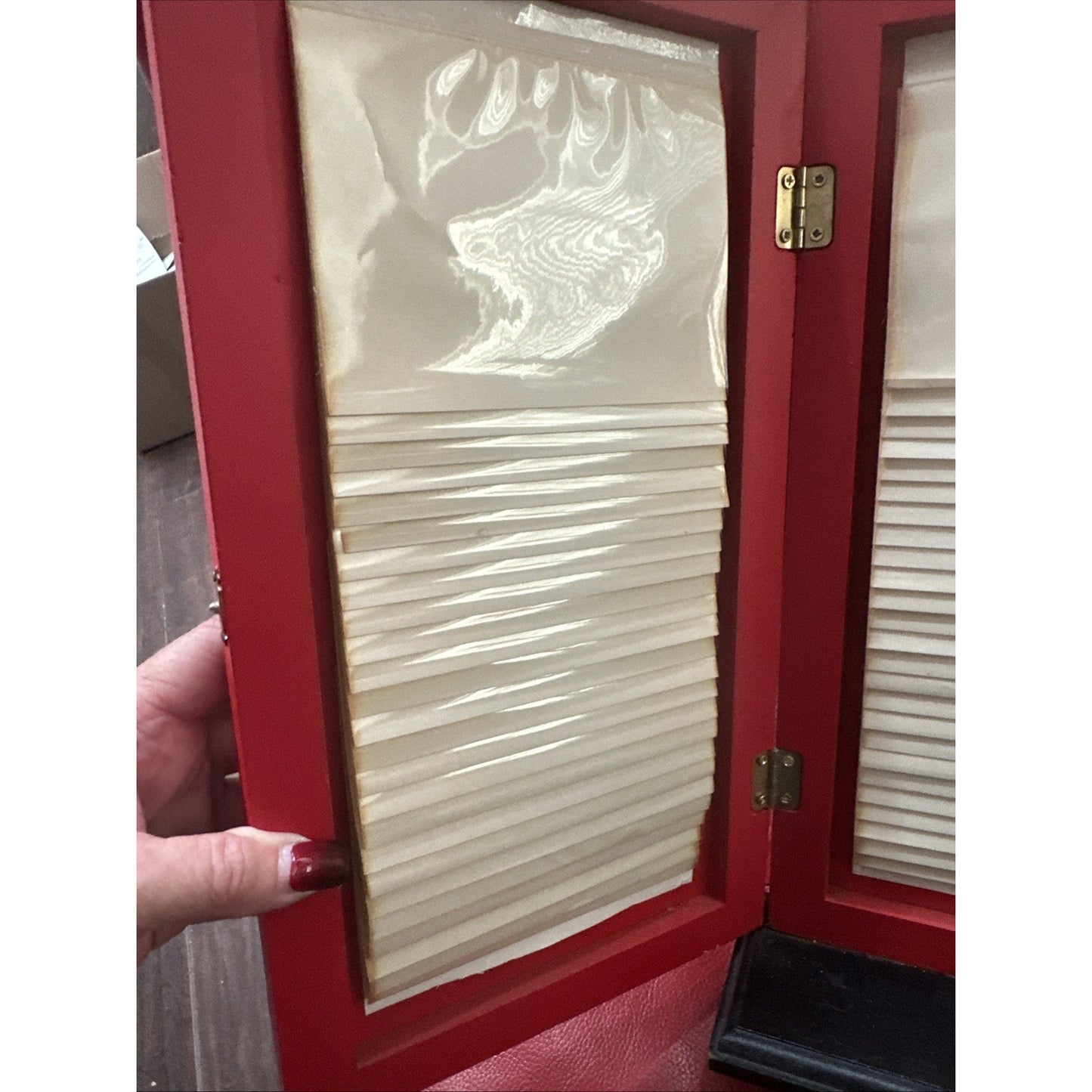 Vintage House of Lloyd Christmas Around The World Holiday Red Door Photo Album