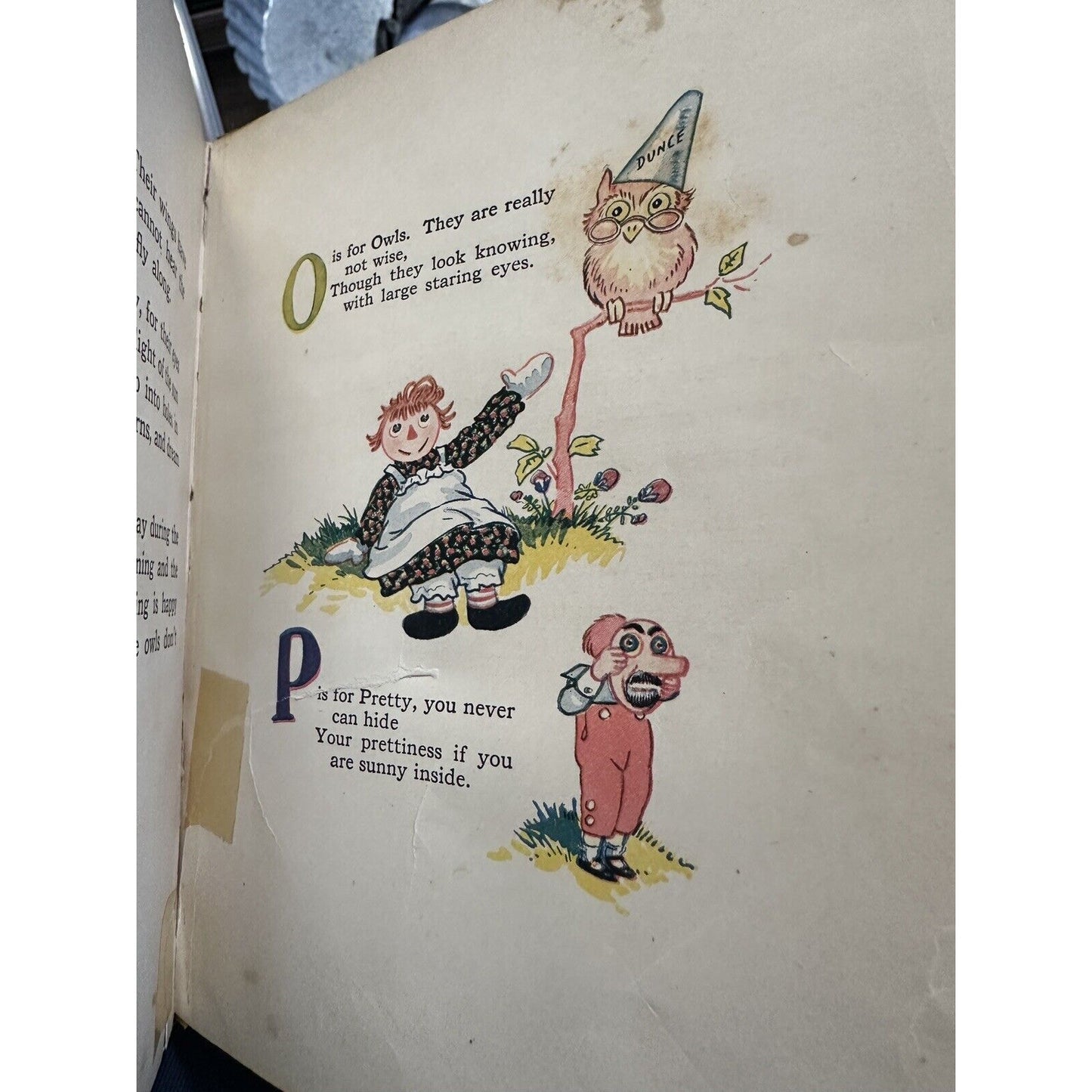 Raggedy Ann's Alphabet Book (1925) Vintage Hardcover First edition
