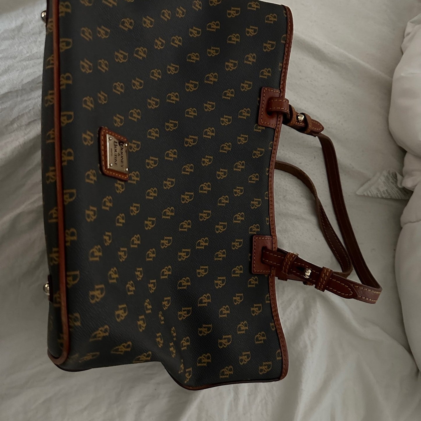 Dooney And Bourke Gretta Small Leisure Shopper Tote Smoke Grey