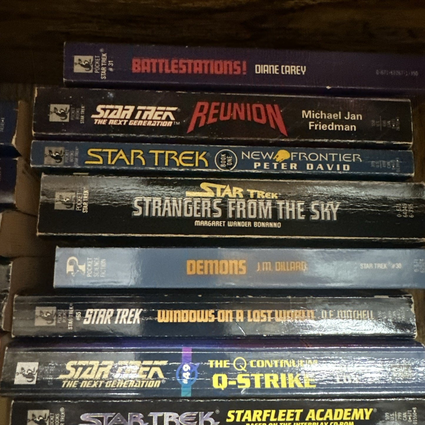 STAR TREK Book Lot of 40 Paperback Novels Paperback Published by Pocket Books