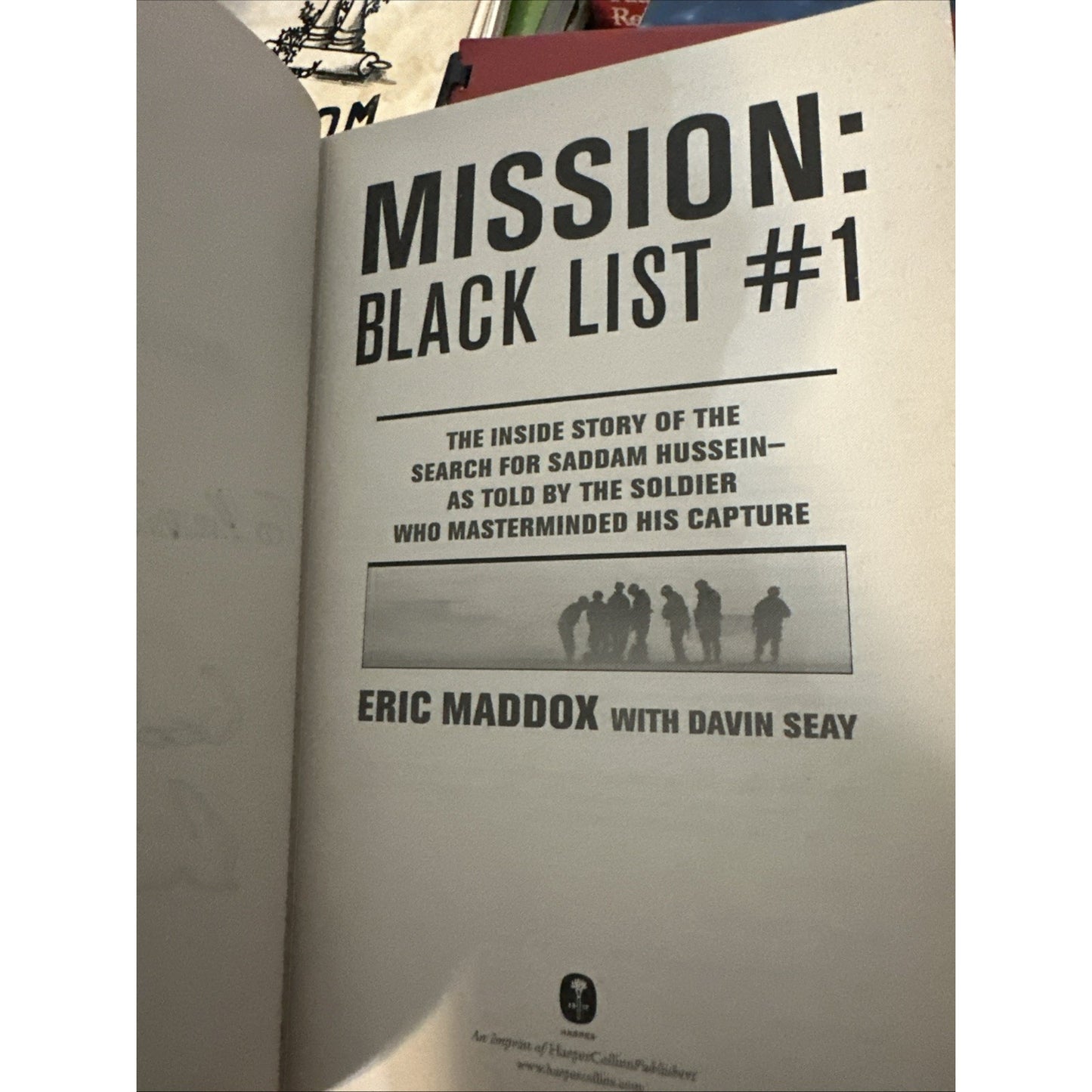 Mission Blacklist #1 by Eric Maddox **SIGNED! 1st/1st. HC/DJ 2008