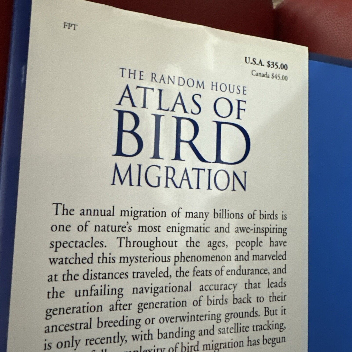 The Random House: Atlas of Bird Migration, Exceptional Condition