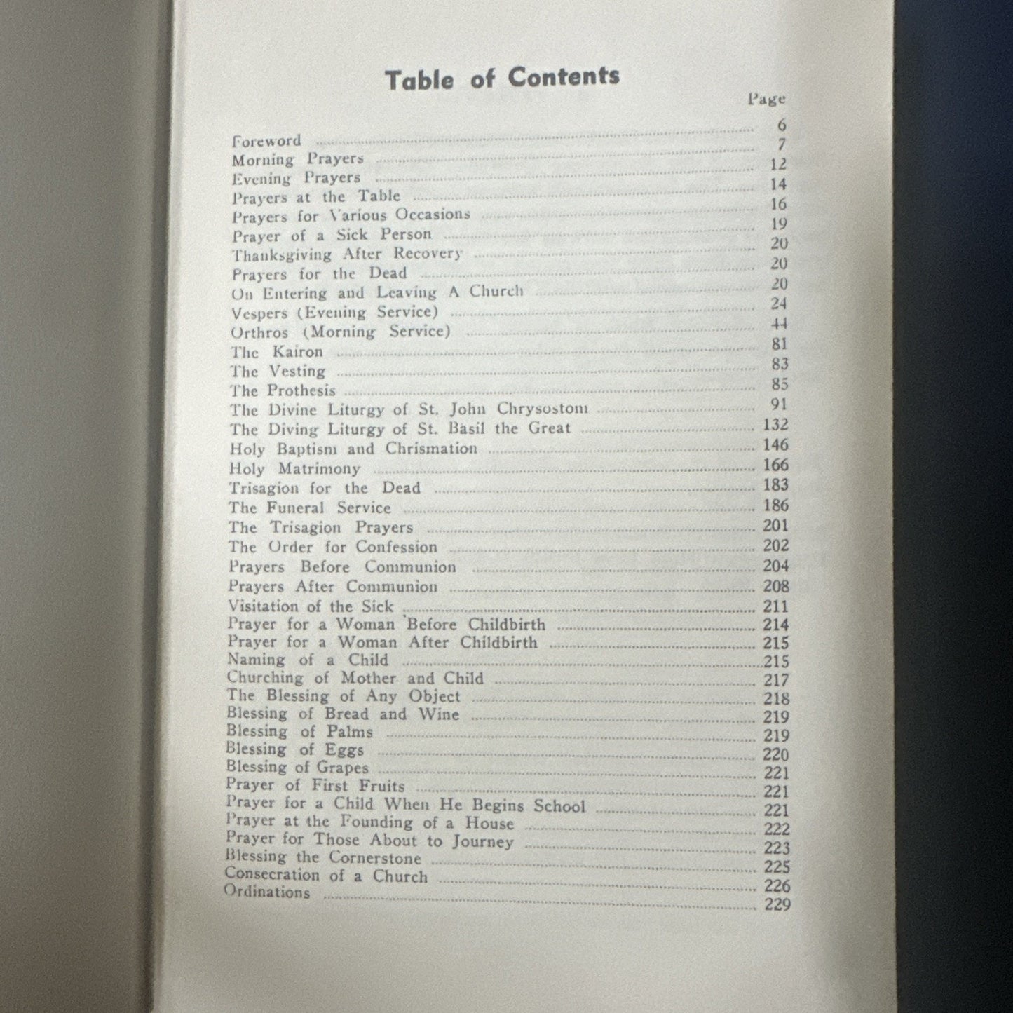 Service Book Of The Holy Orthodox-Catholic Apostolic Church