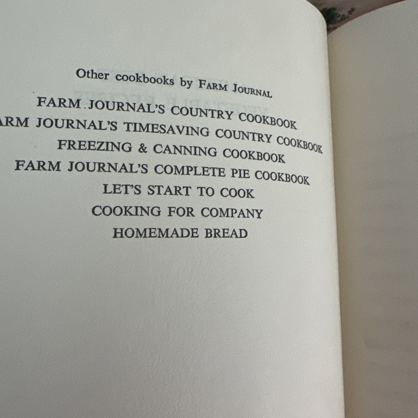 AMERICA'S BEST VEGETABLE RECIPES FARM JOURNAL Cookbook Nell B Nichols 1970 HC/DJ
