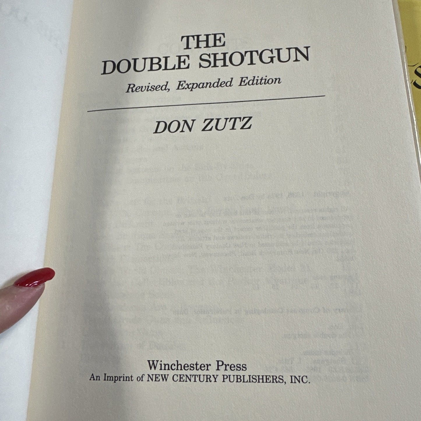 The Double Shotgun by Don Zutz: Used