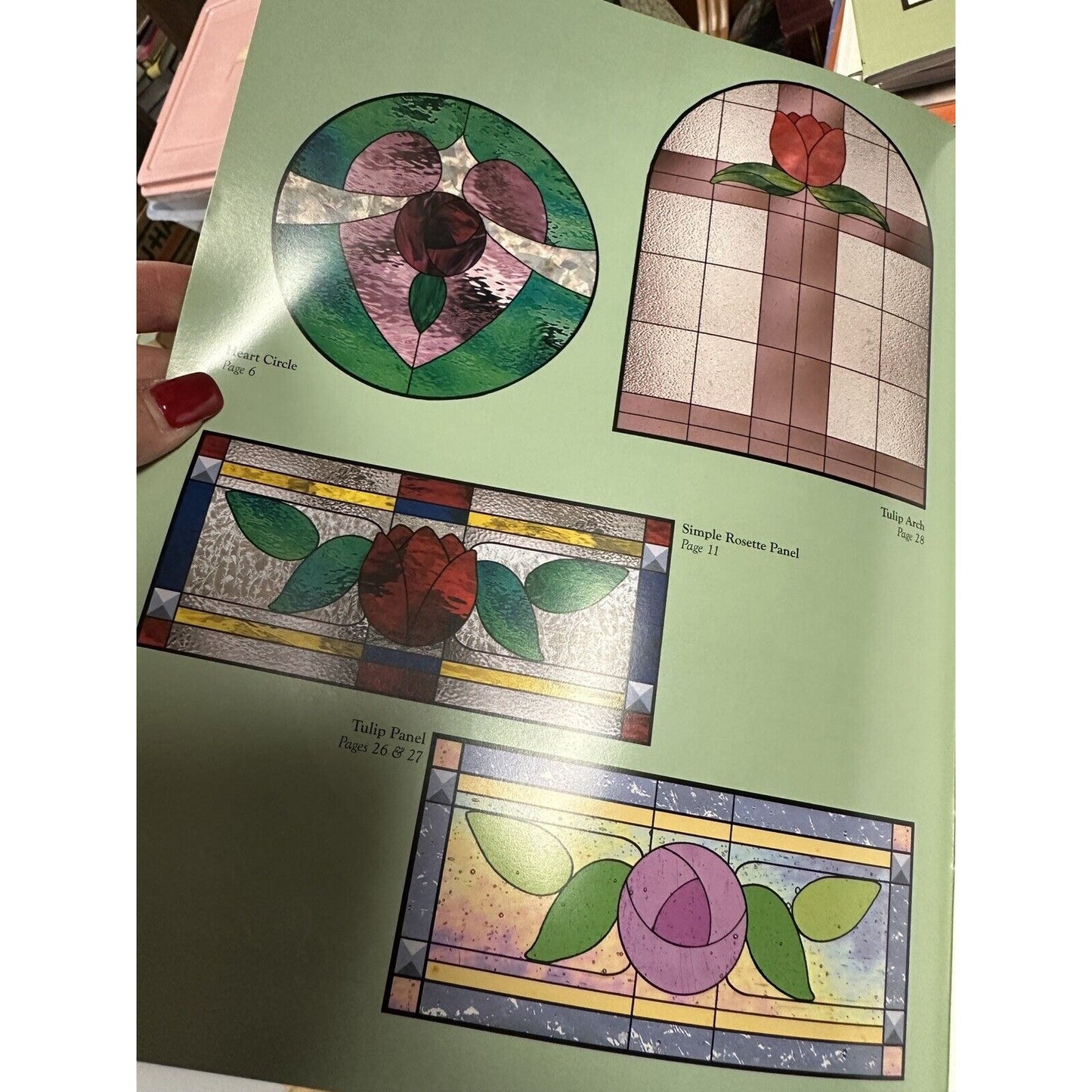 WELCOME HOME By Leslie Gibbs & Laura Tayne Stain-glass Book