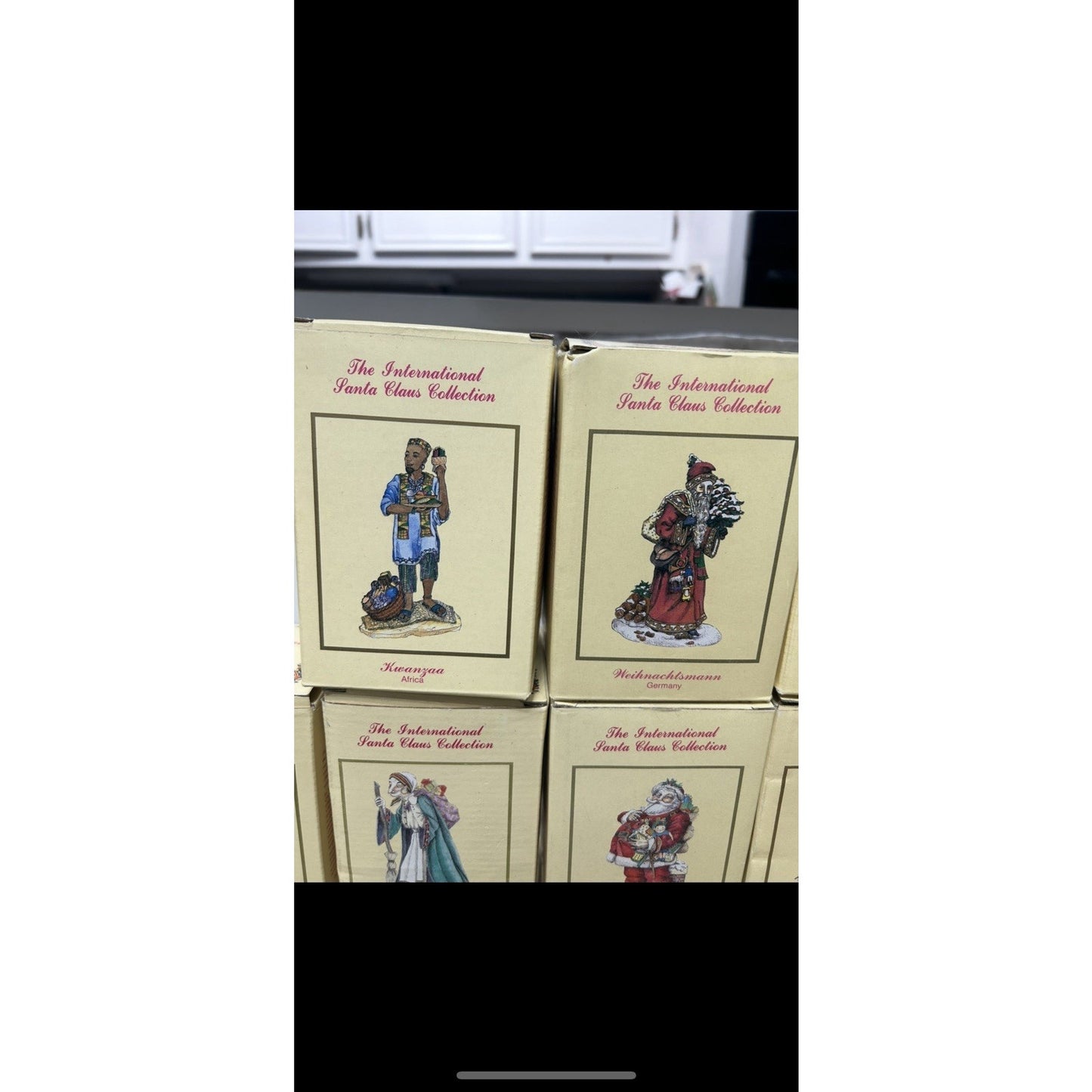 International Santa Claus collection of 16 Collectable Vintage Christmas