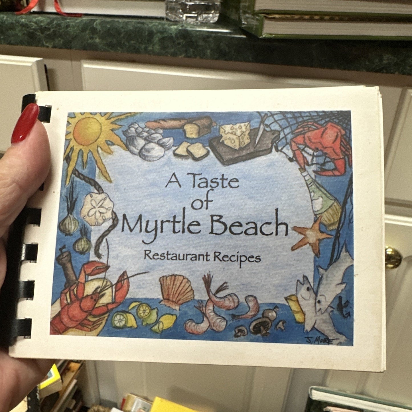 A Taste of Myrtle Beach Restaurant Recipes by Phyllis C. Myers Cookbook 1999 C14