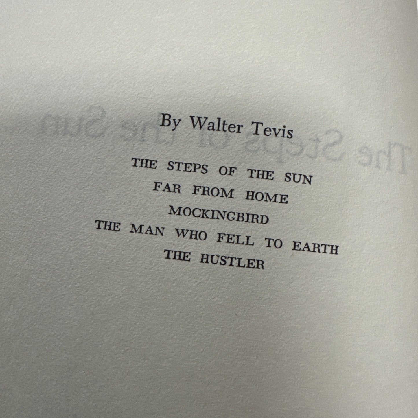 Steps of the Sun, Tevis, Walter