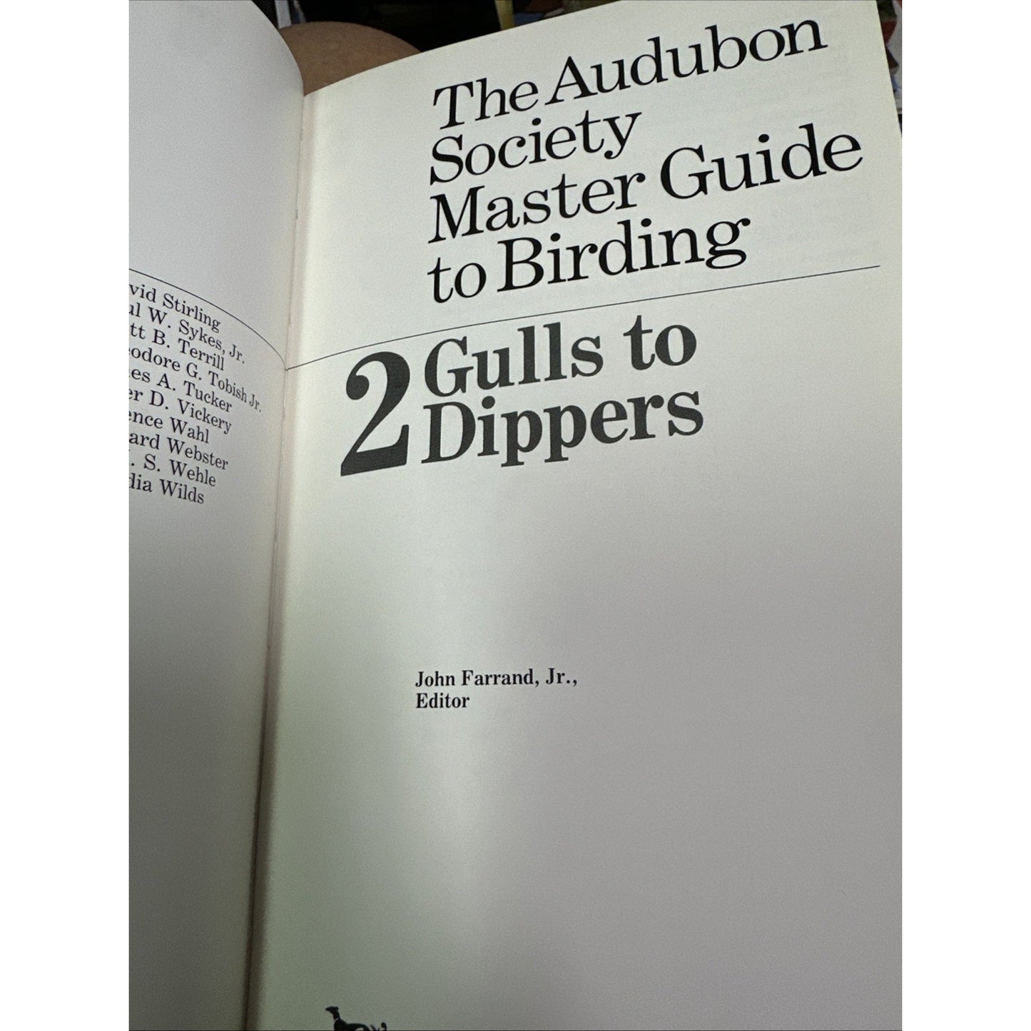 The Audubon Society Master Guide to Birding, Vol. 2: Gulls to Dippers