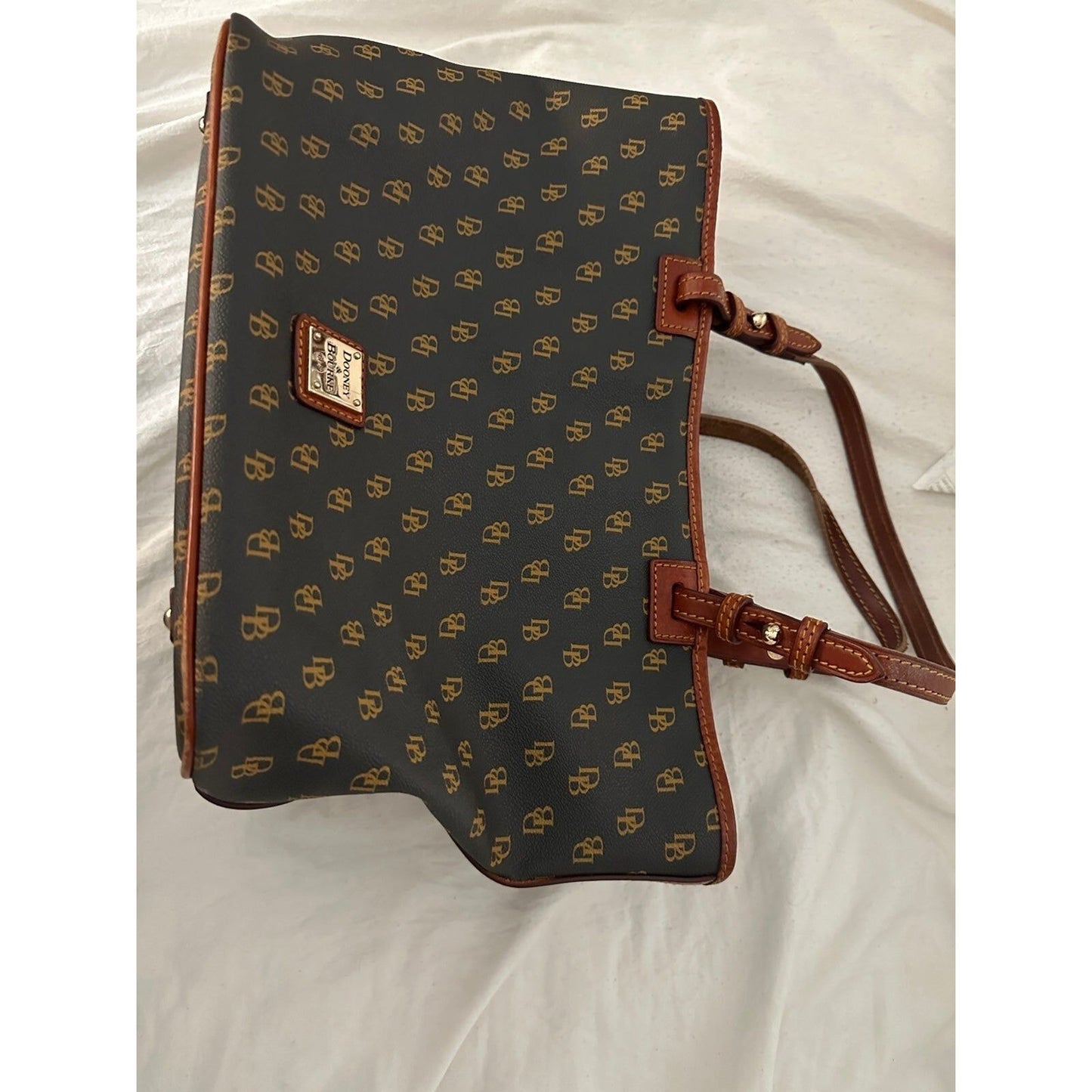 Dooney And Bourke Gretta Small Leisure Shopper Tote Smoke Grey