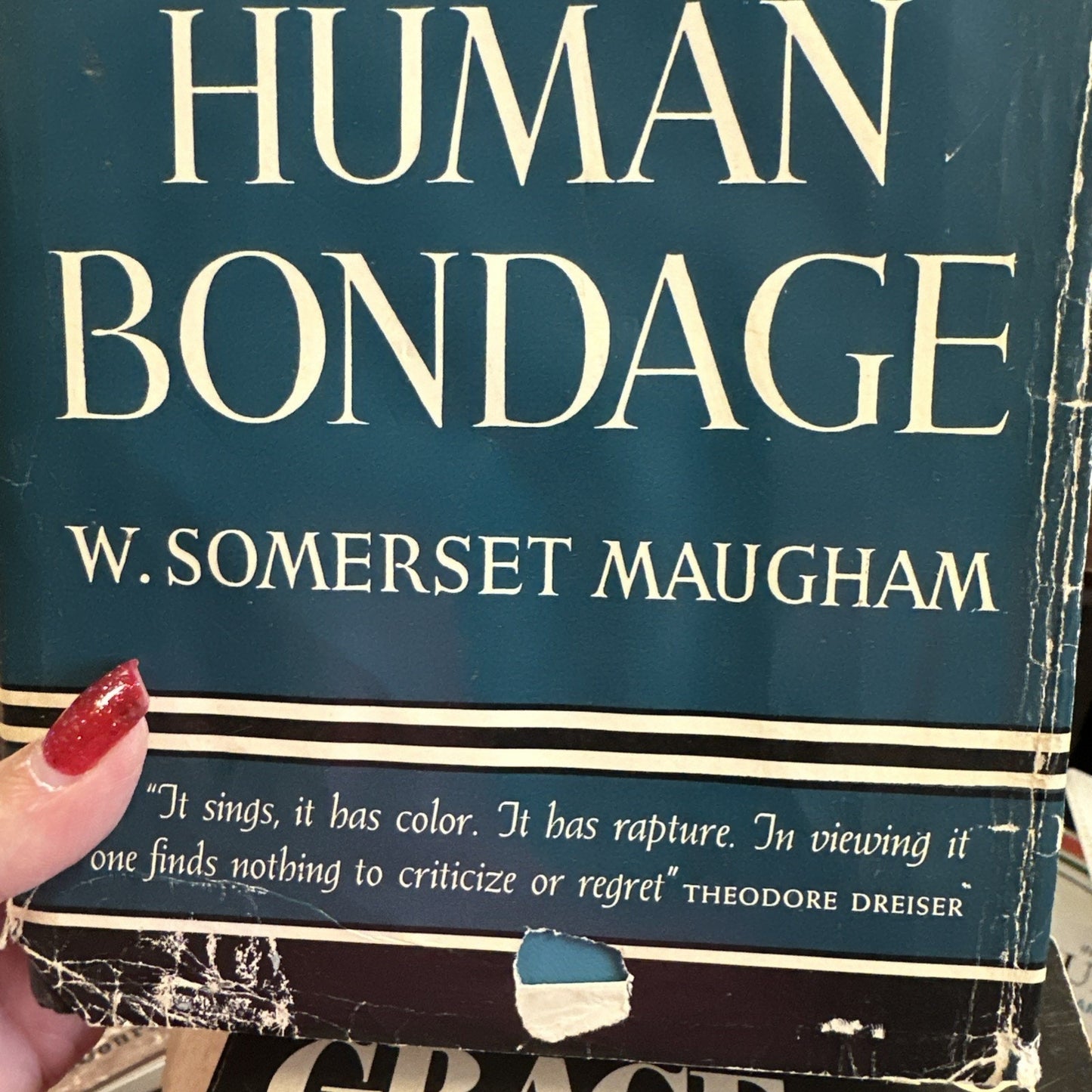 Of Human Bondage By W. Somerset Maugham 1936 Doubleday Book Club Edition