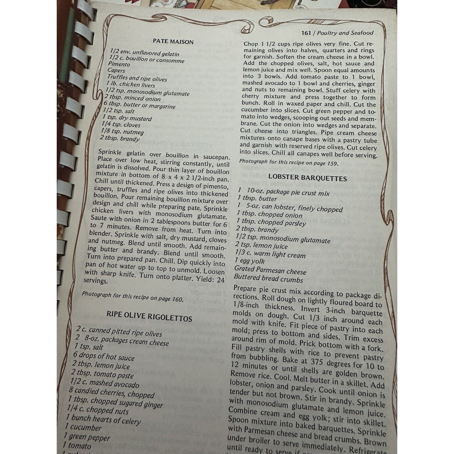 Recipes on Parade PARTY COOKBOOK Favorite Recipe of Military Officer Wives 1973