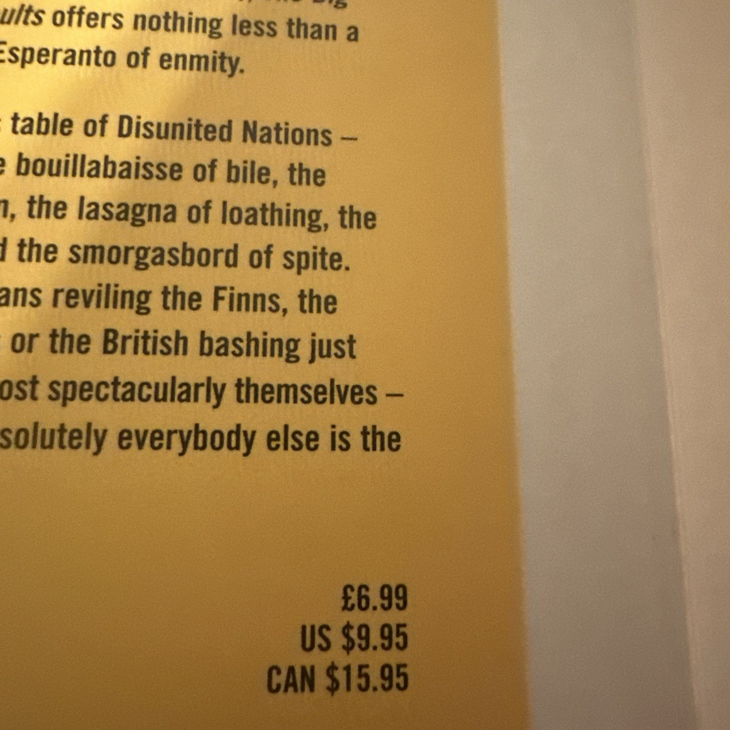 The Big Book of National Insults: 1001 Xenophobic Quips and Quotes