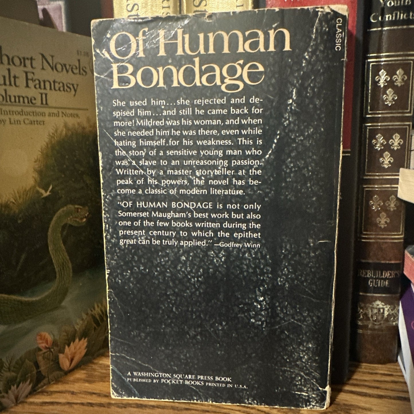Of Human Bondage W. Somerset Maugham 1976 vintage paperback