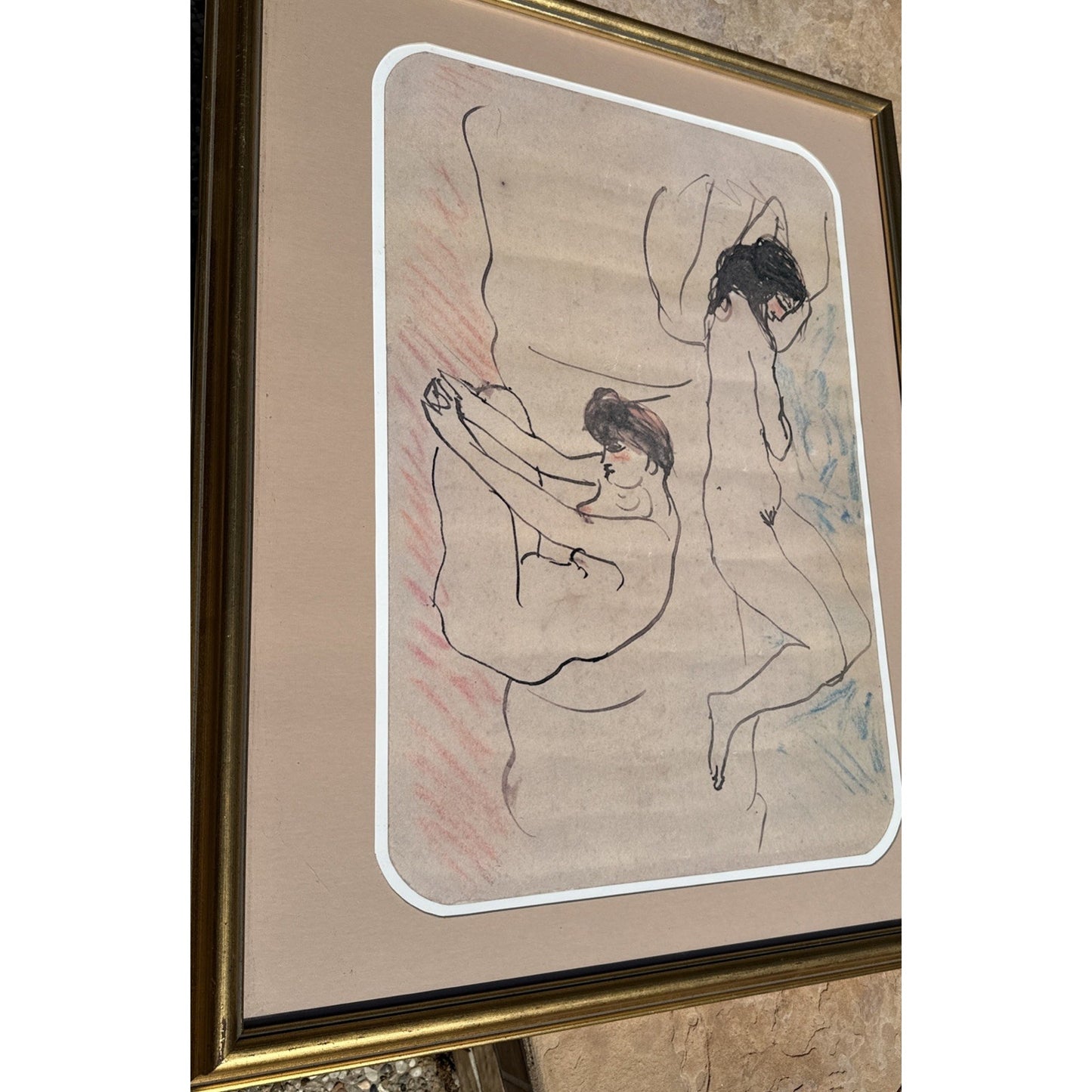 Pablo Picasso - 1902 Deux femmes nues sketch Copy