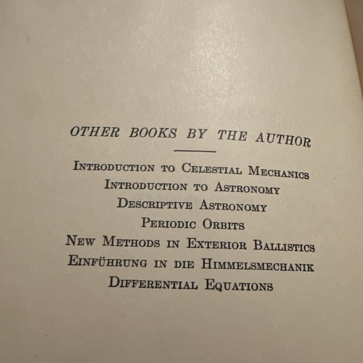 Astronomy by Forest Ray Moulton 1931 HC 1st First Edition
