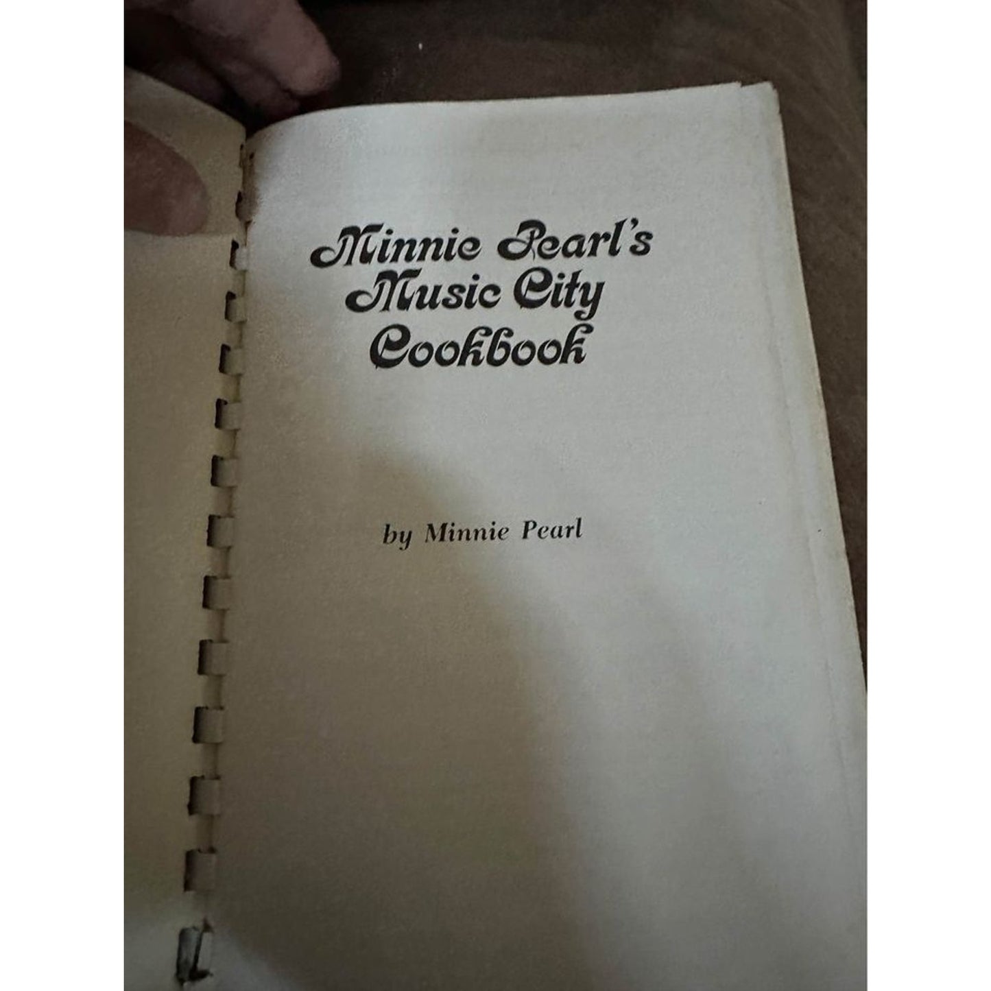 Vintage Minnie Pearl Cooks 1970 Cookbook