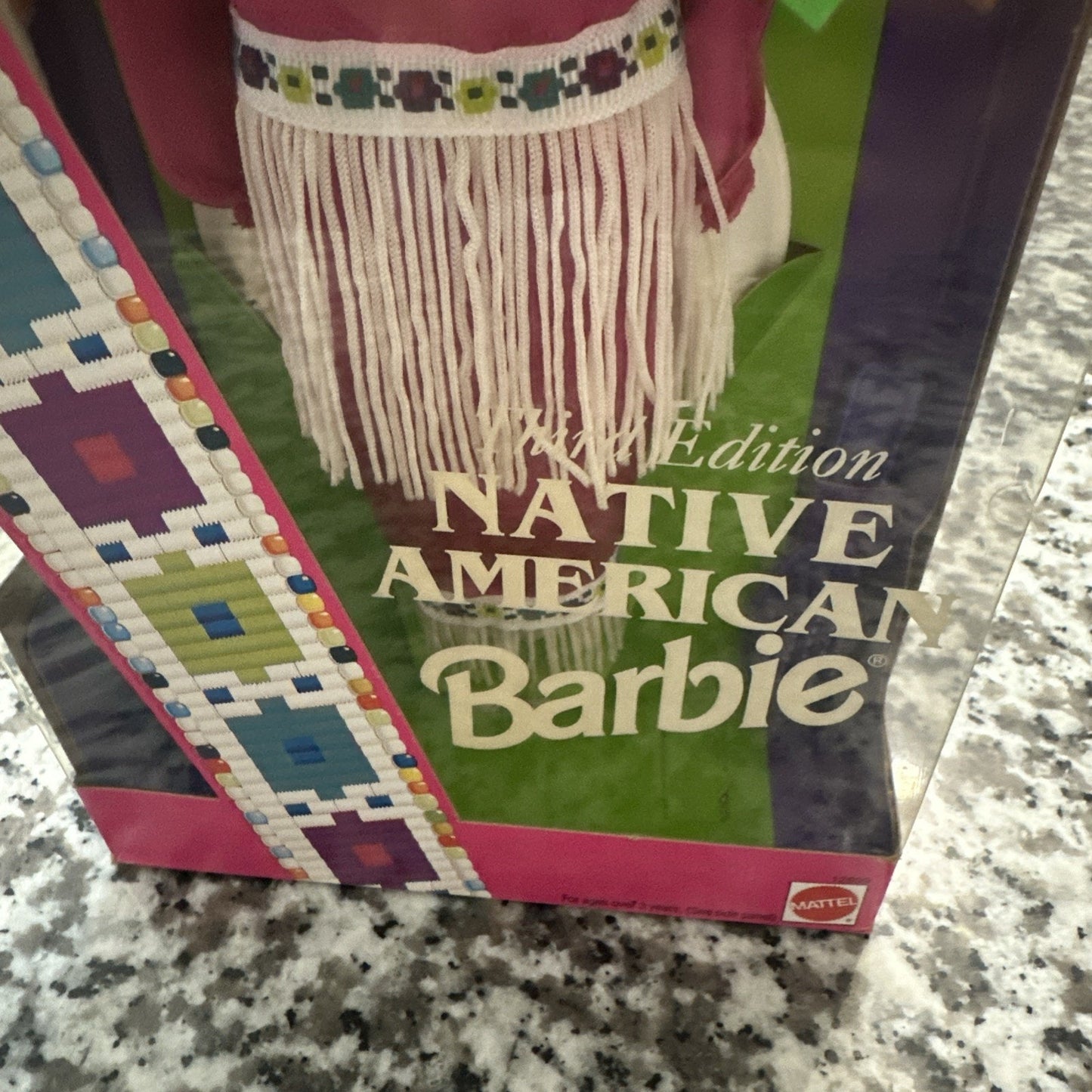 1994 Mattel Barbie Dolls Of The World Native American Third Edition