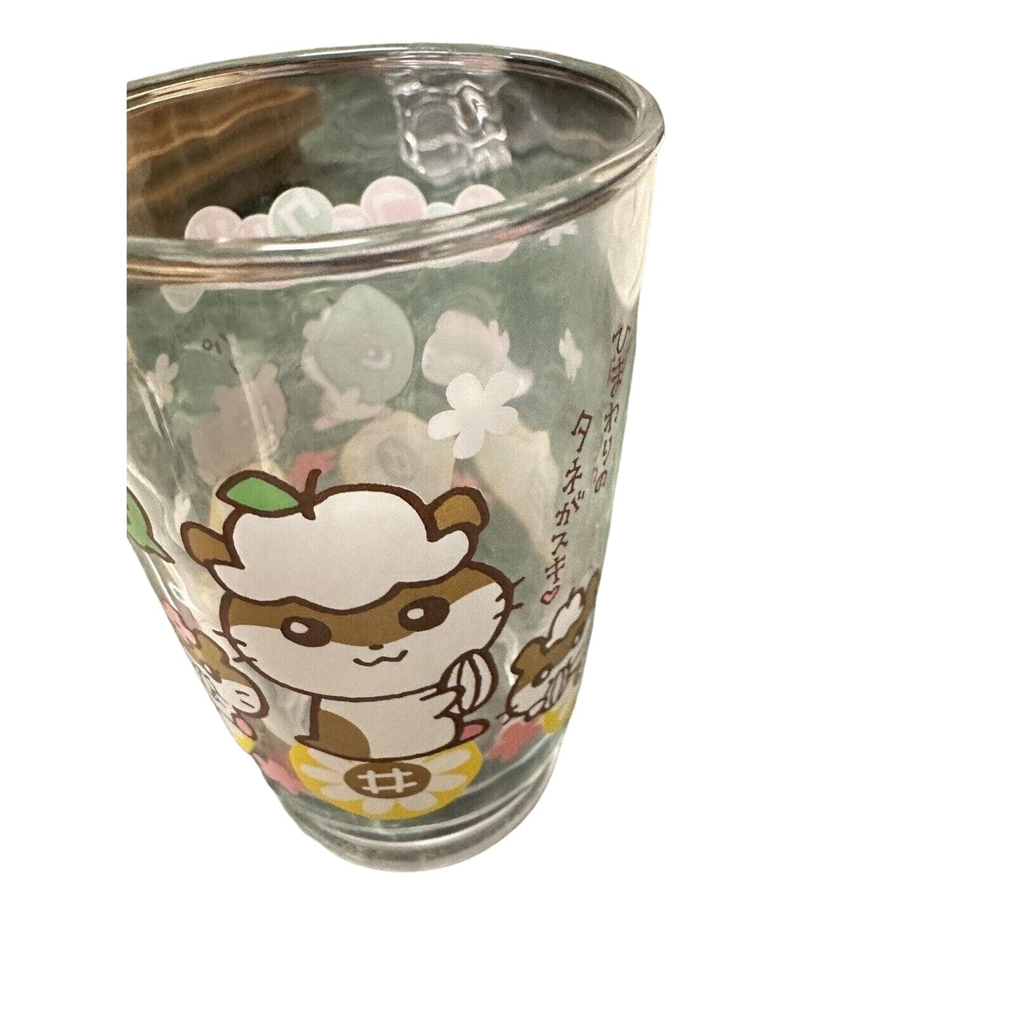 Corocorokuririn Glass Cup Set of 3 Retro Super Rare Corocorokuririn