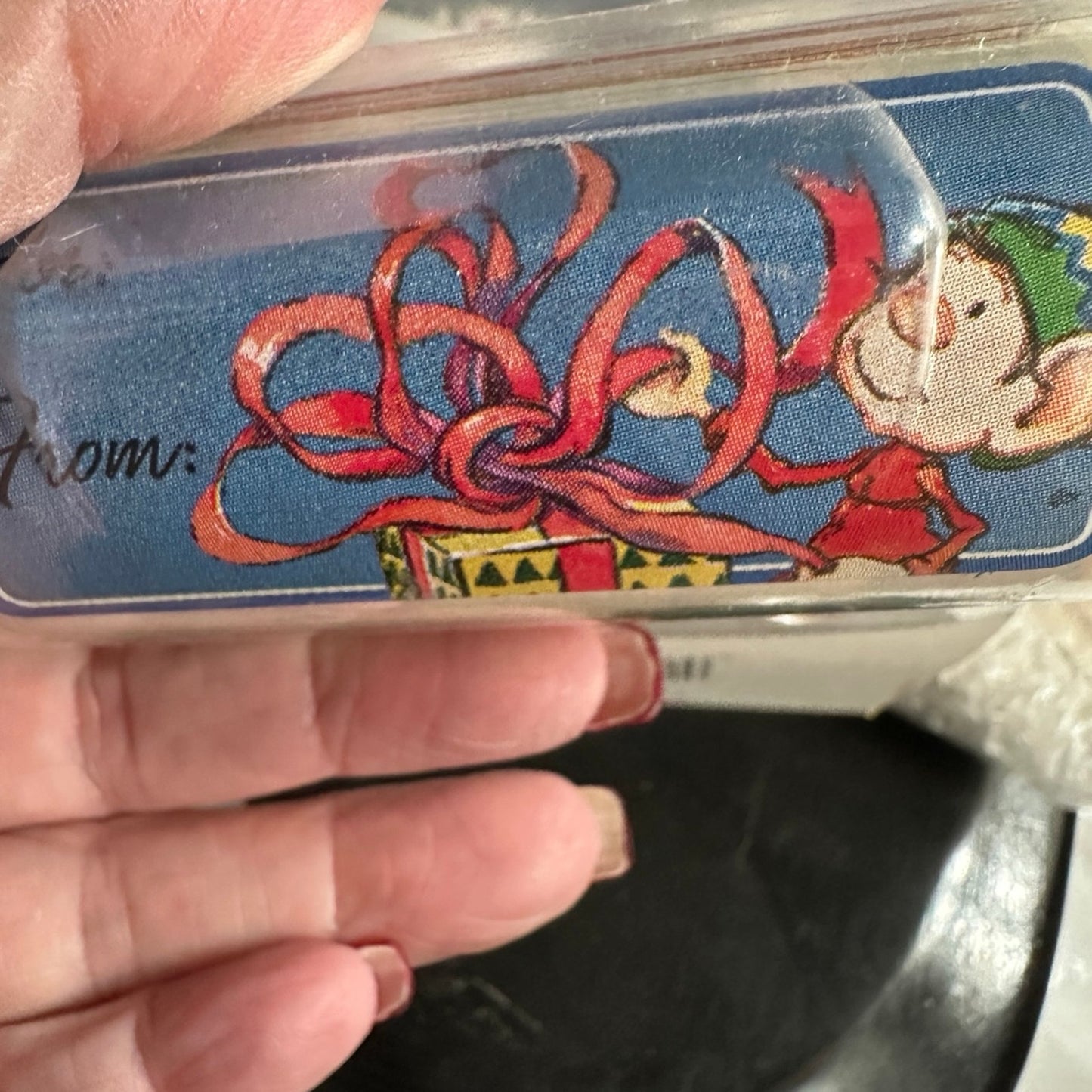 Vintage peel & stick Christmas Gift Tags