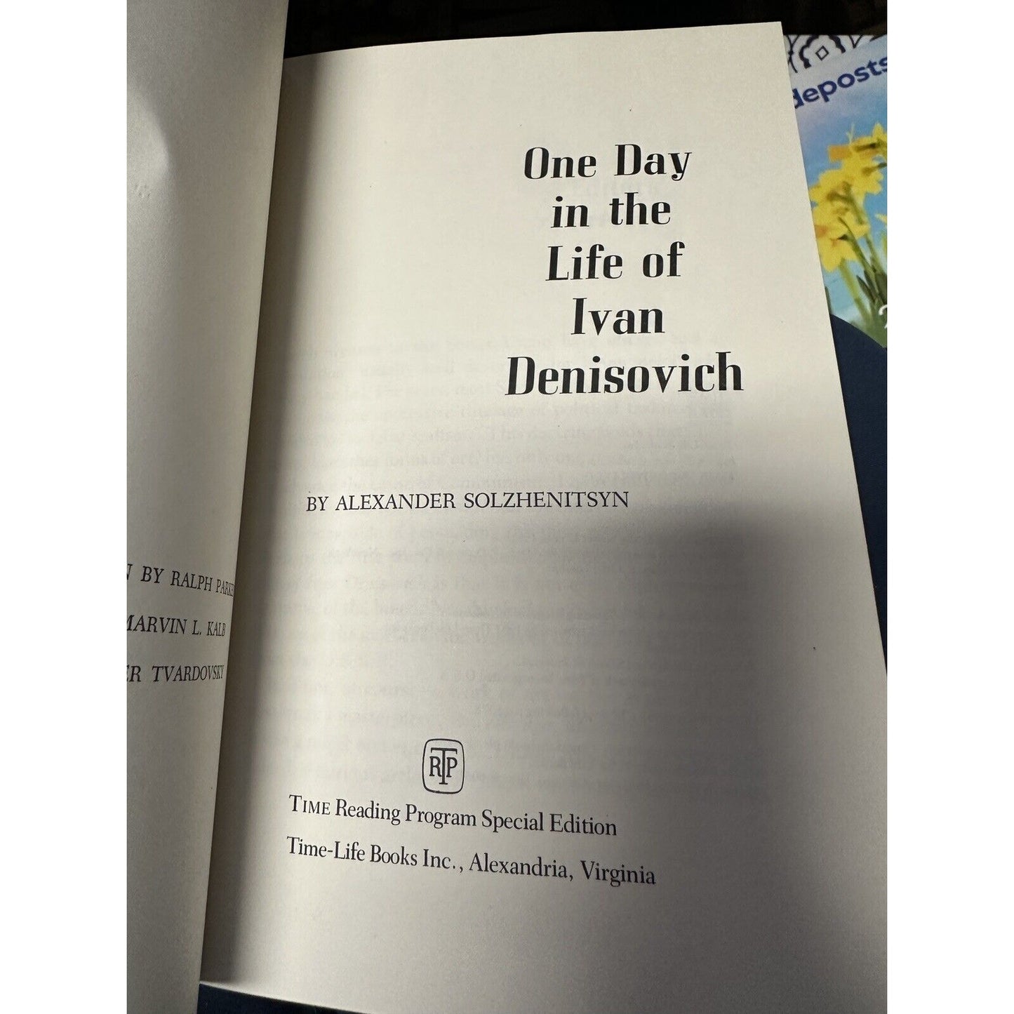 One Day in the Life of Ivan Denisovich by Aleksandr Solzhenitsyn (1963)1st ED VG