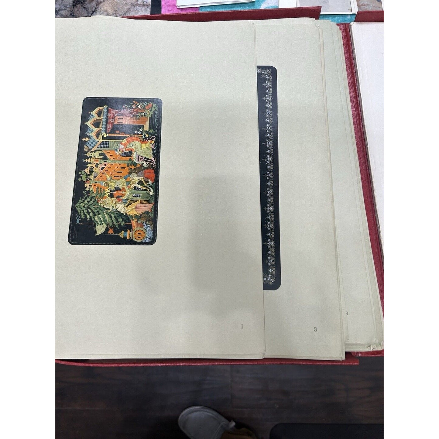 The art of Soviet Palekh. Vintage Soviet book in Russian 1958 N. Sobolevsky