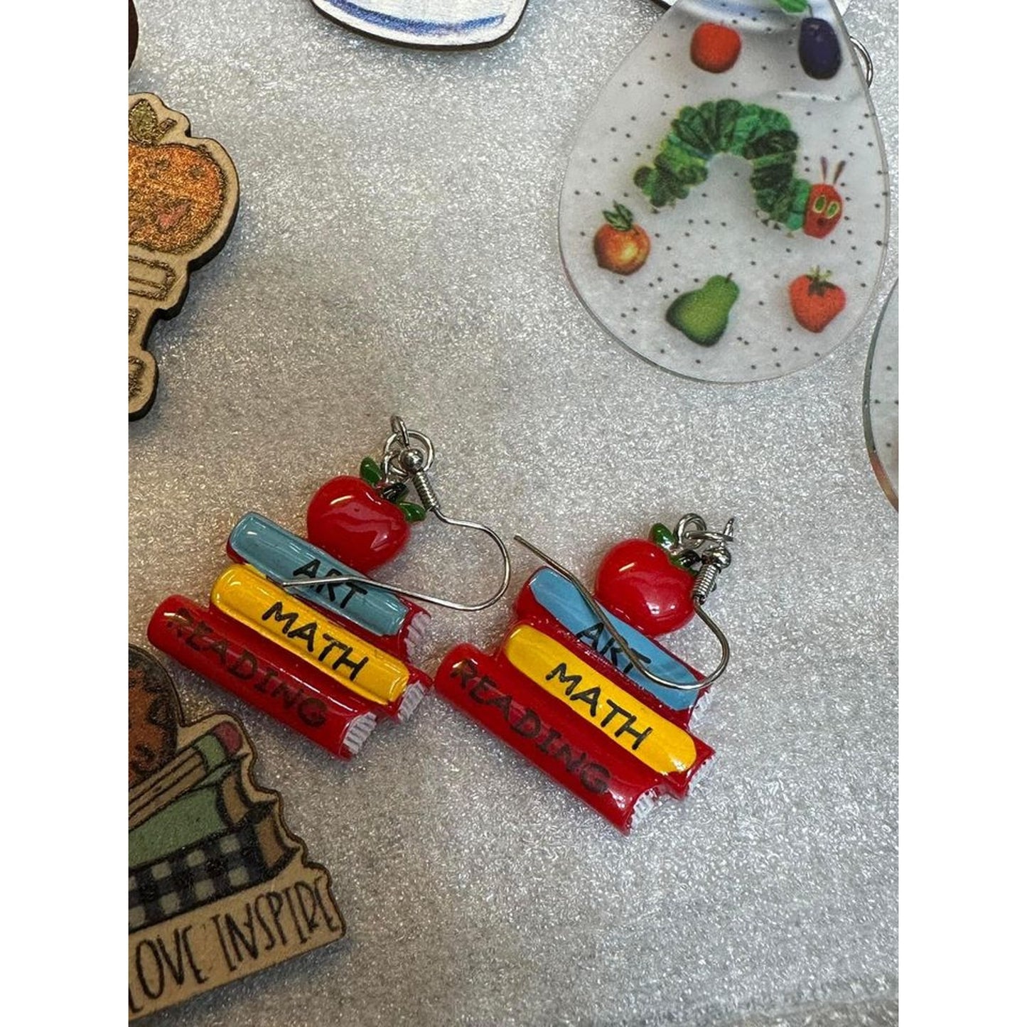 Teacher & Christmas earrings
