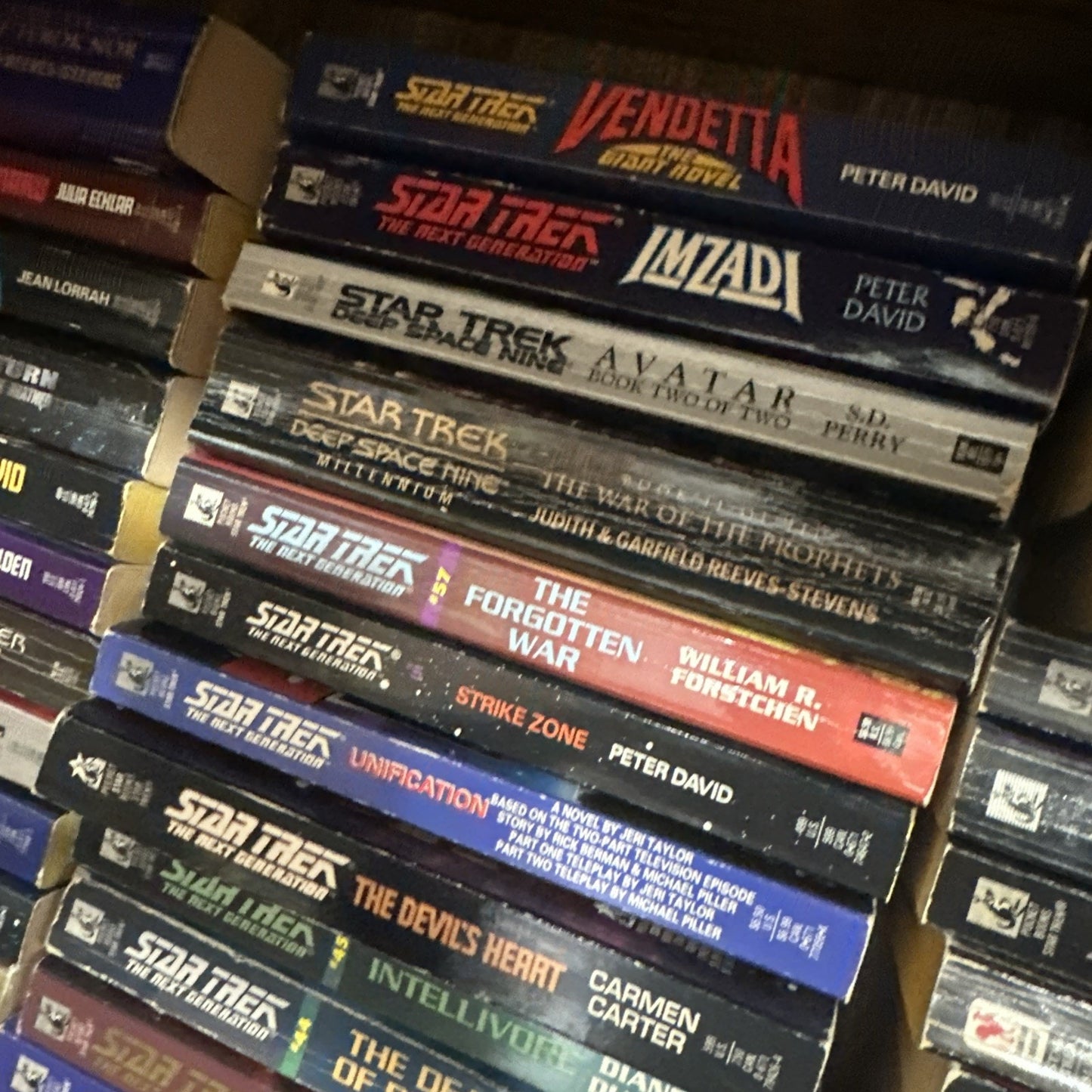 STAR TREK Book Lot of 40 Paperback Novels Paperback Published by Pocket Books