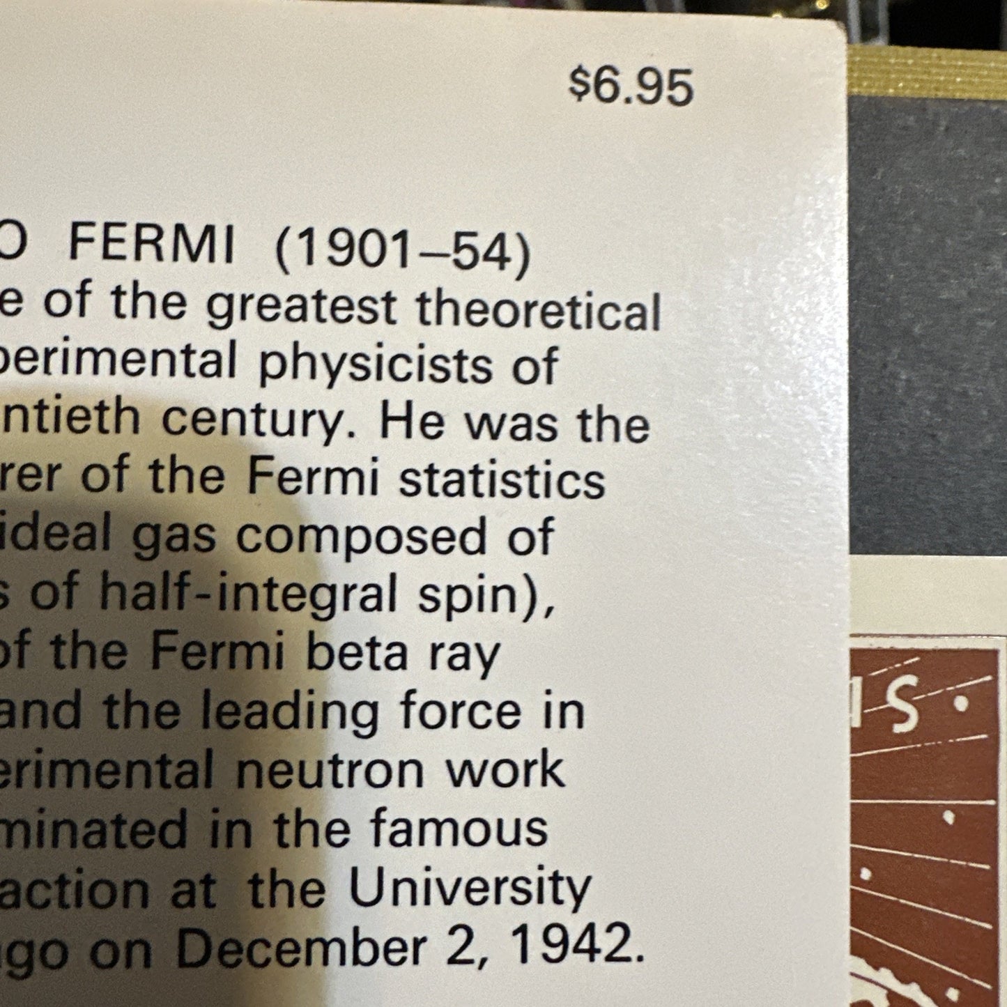 Enrico Fermi Physicist - Emilio Segrè / 1970 Hardcover / RJM