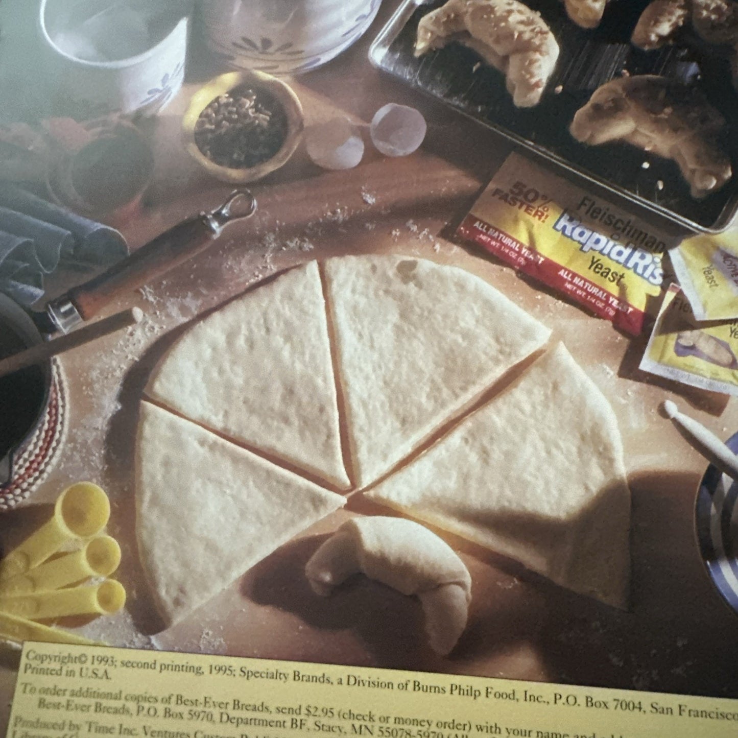Pre-Owned Fleischmann's Yeast Best-Ever Breads Cookbook 2nd Printing 1995