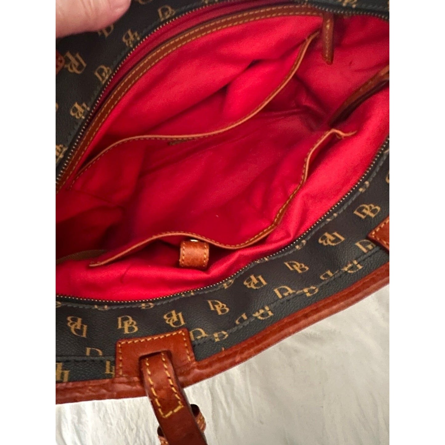 Dooney And Bourke Gretta Small Leisure Shopper Tote Smoke Grey
