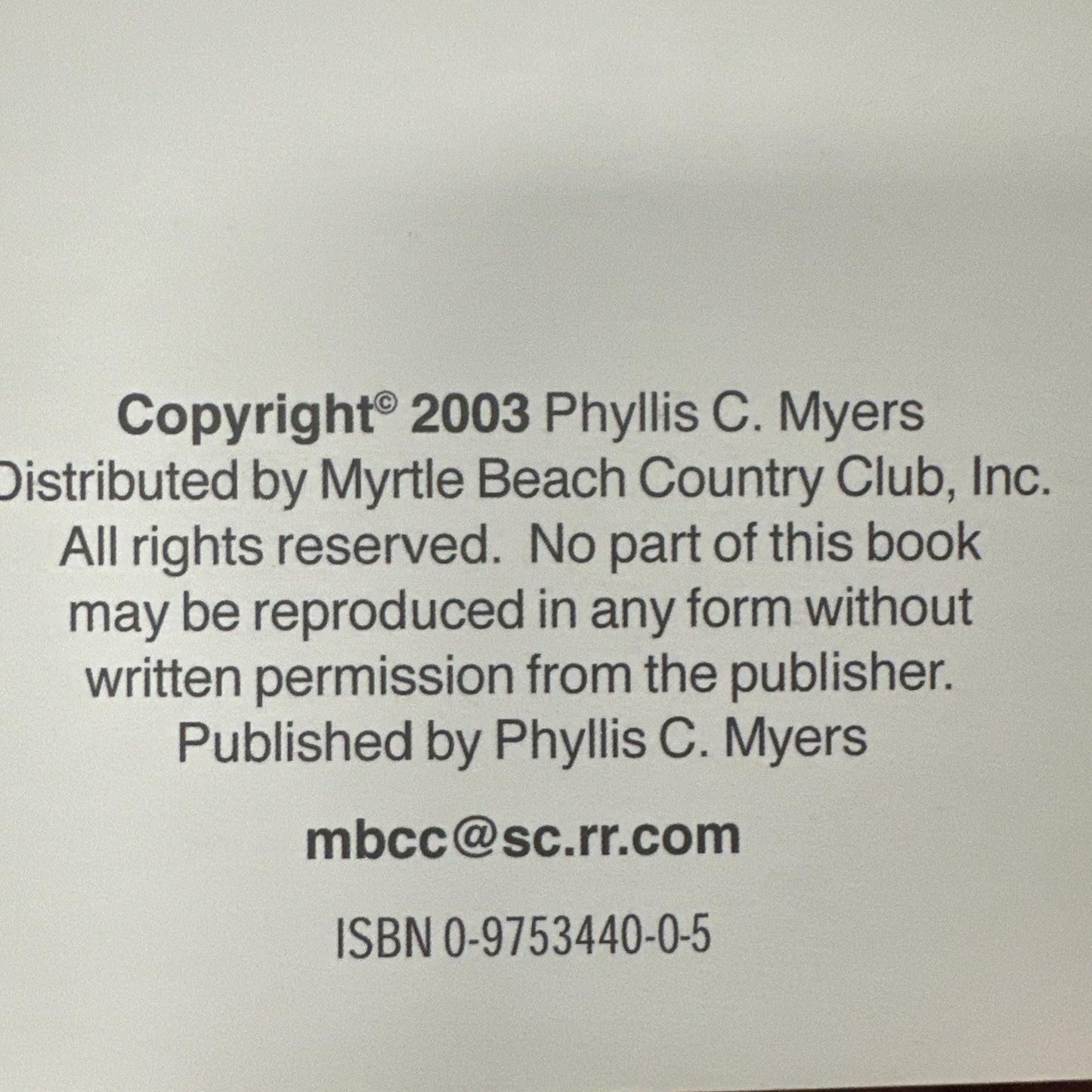 A Taste of Myrtle Beach Restaurant Recipes by Phyllis C. Myers Cookbook 1999 C14