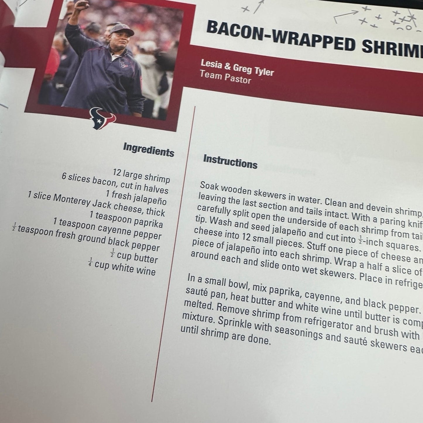 Houston Texans Cookbook