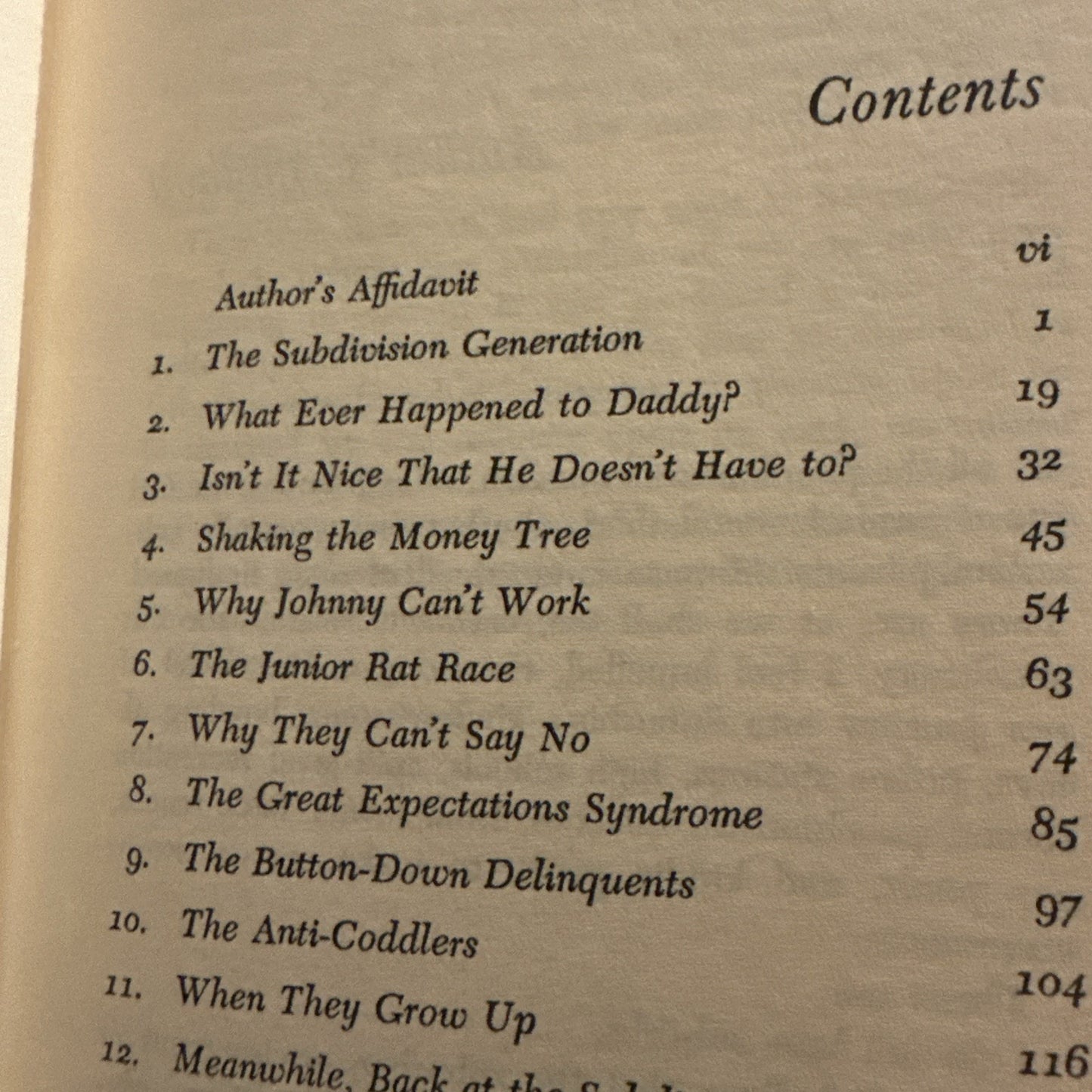 Suburbia's Coddled Kids Peter Wyden 1962 Book Club Edition Doubleday Hardcover