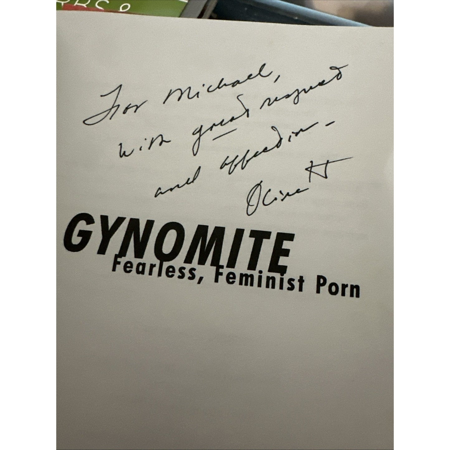 Gynomite: Fearless, Feminist Porn - Liz Editor Belile, 9780966646924, paperback