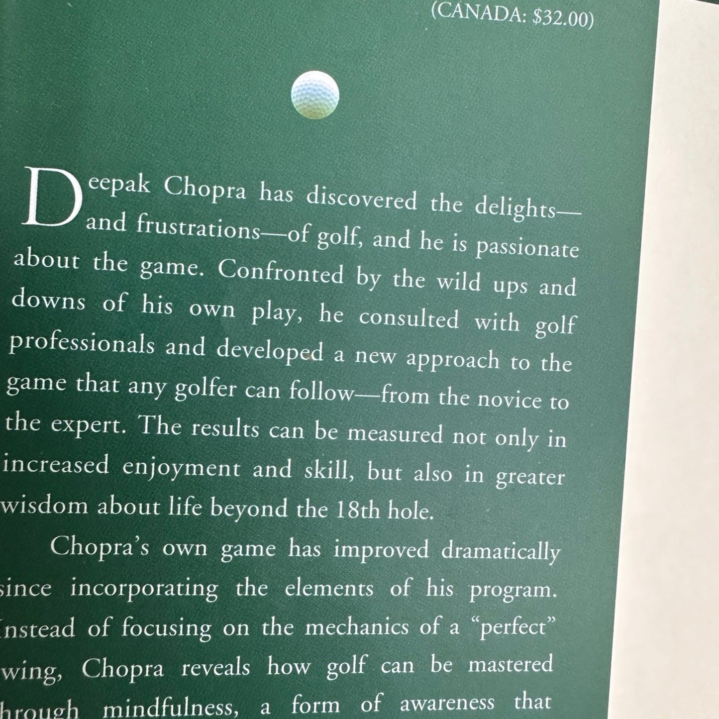 Golf for Enlightenment: The Seven Lessons for the Game of Life