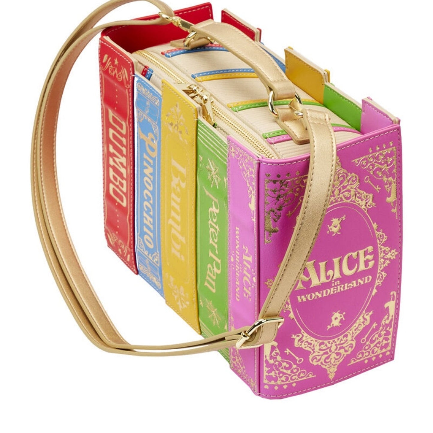 Loungefly Stitch Shoppe Classic Disney Books Crossbody Bag NWT