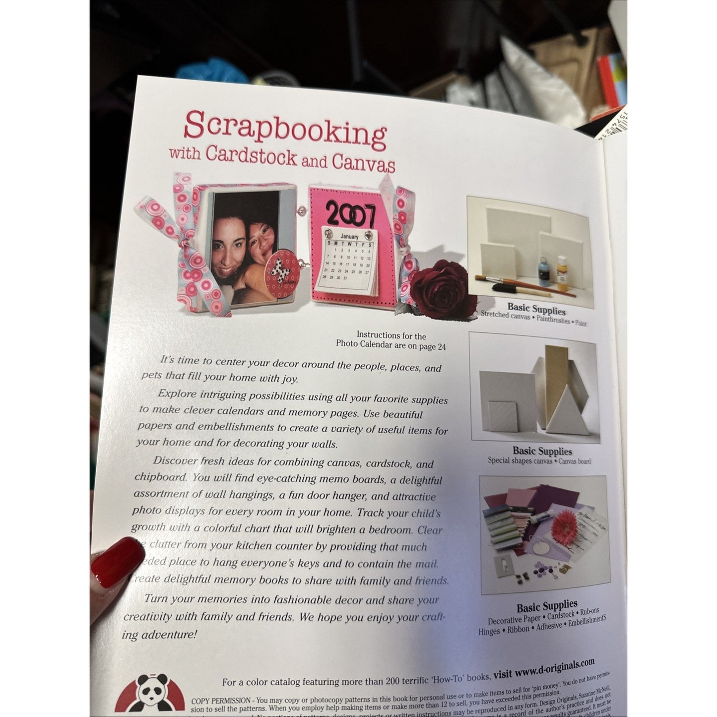 Scrapbooking with Cardstock & Canvas by Suzy West (English) Paperback Book