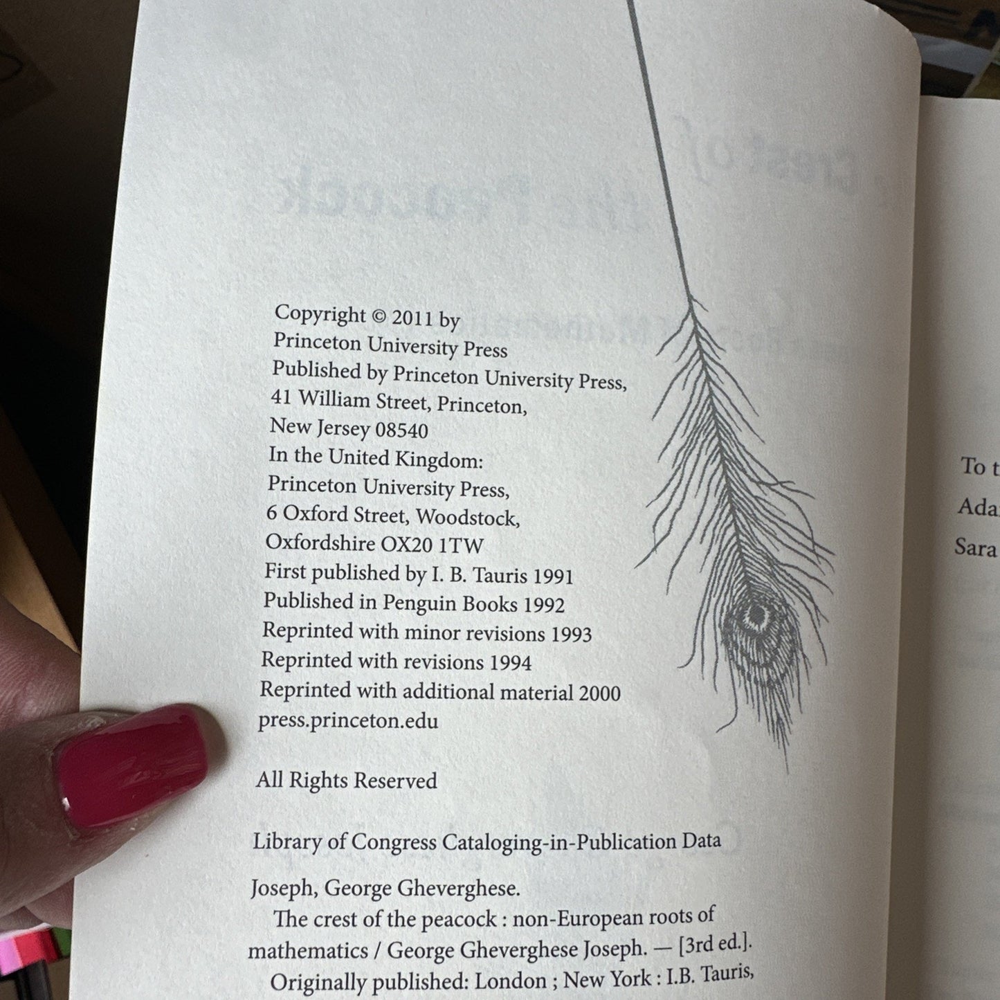 The Crest Of The Peacock by George Joseph