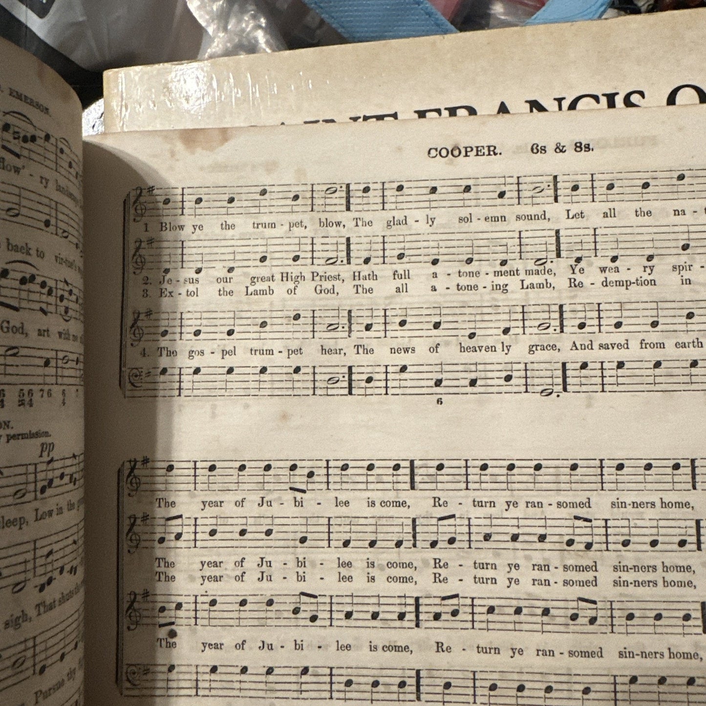 The Key Stone Collection Of Church Music - Hymns Psalms by A N Johnson HB 1857