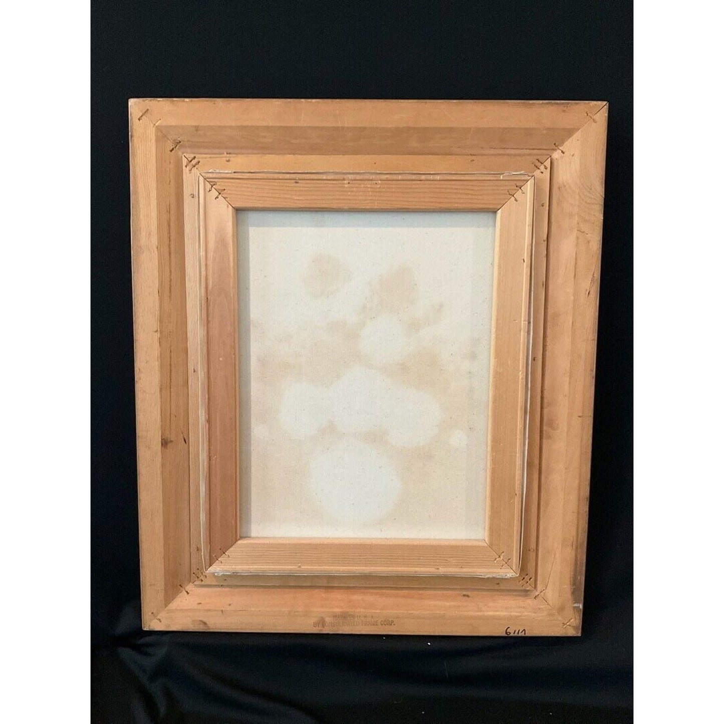 Rossy Framed And Signed Vintage Floral Oil Painting