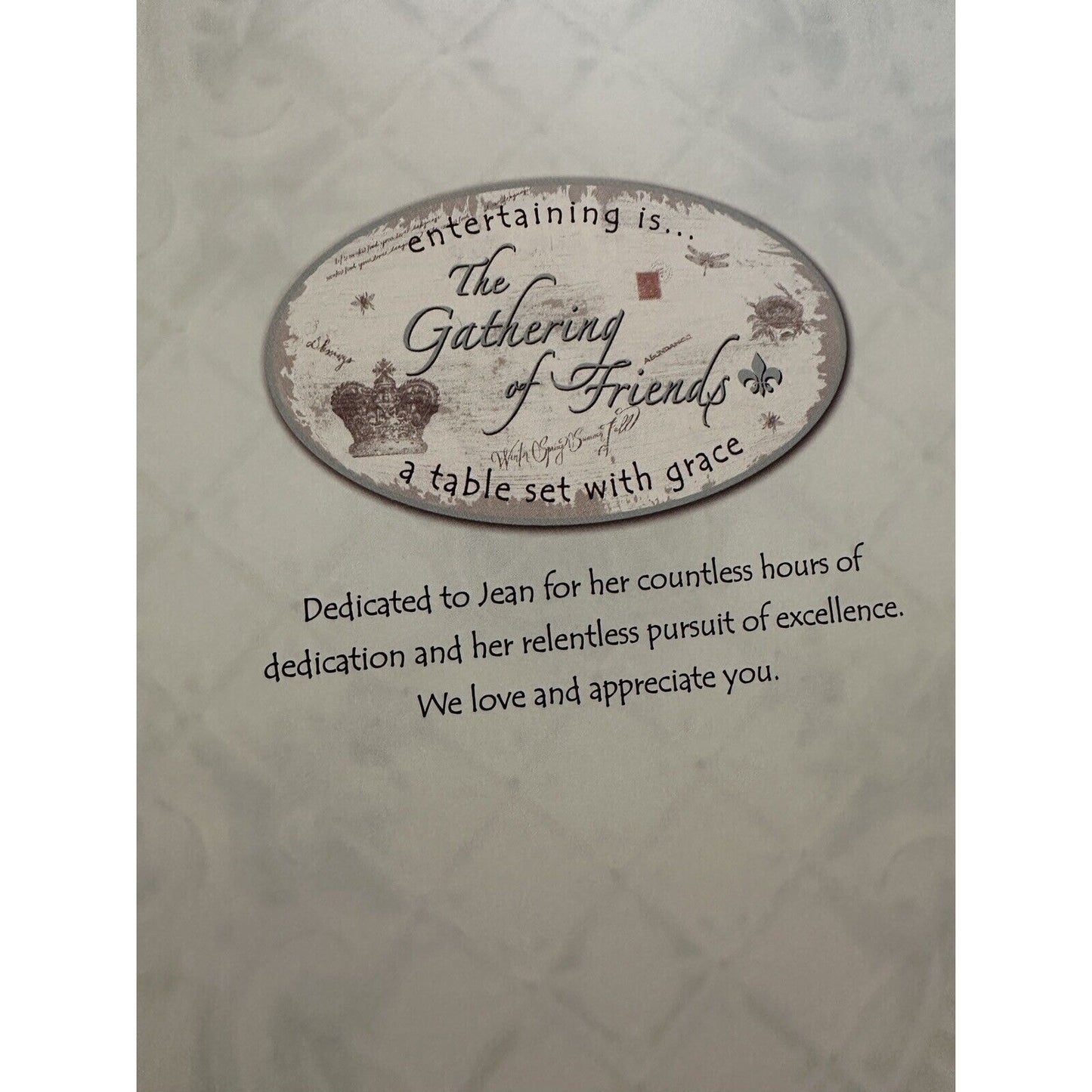 Come Gather At My Table (The Gathering of Friends) - Volume 5 Great Condition