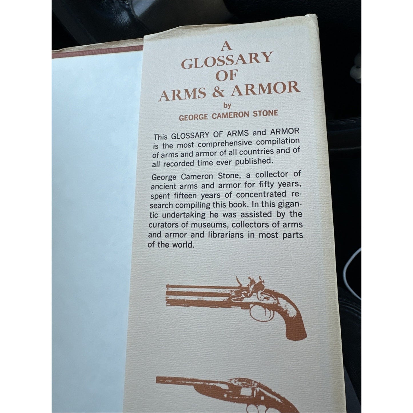 George Cameron STONE / Glossary of the Construction Decoration and Use 1970