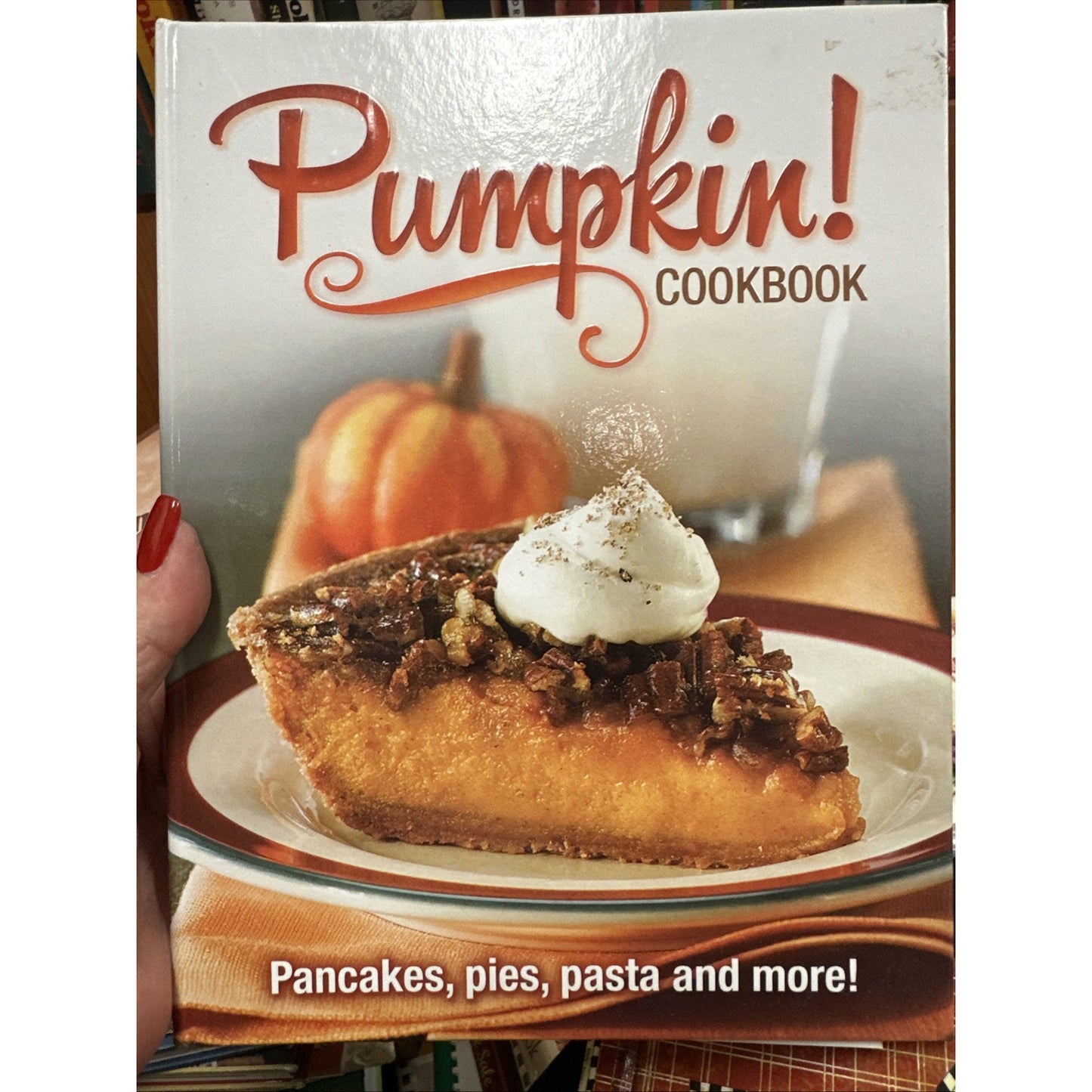 Pumpkin Cookbook Hard Cover With Spiral Inside