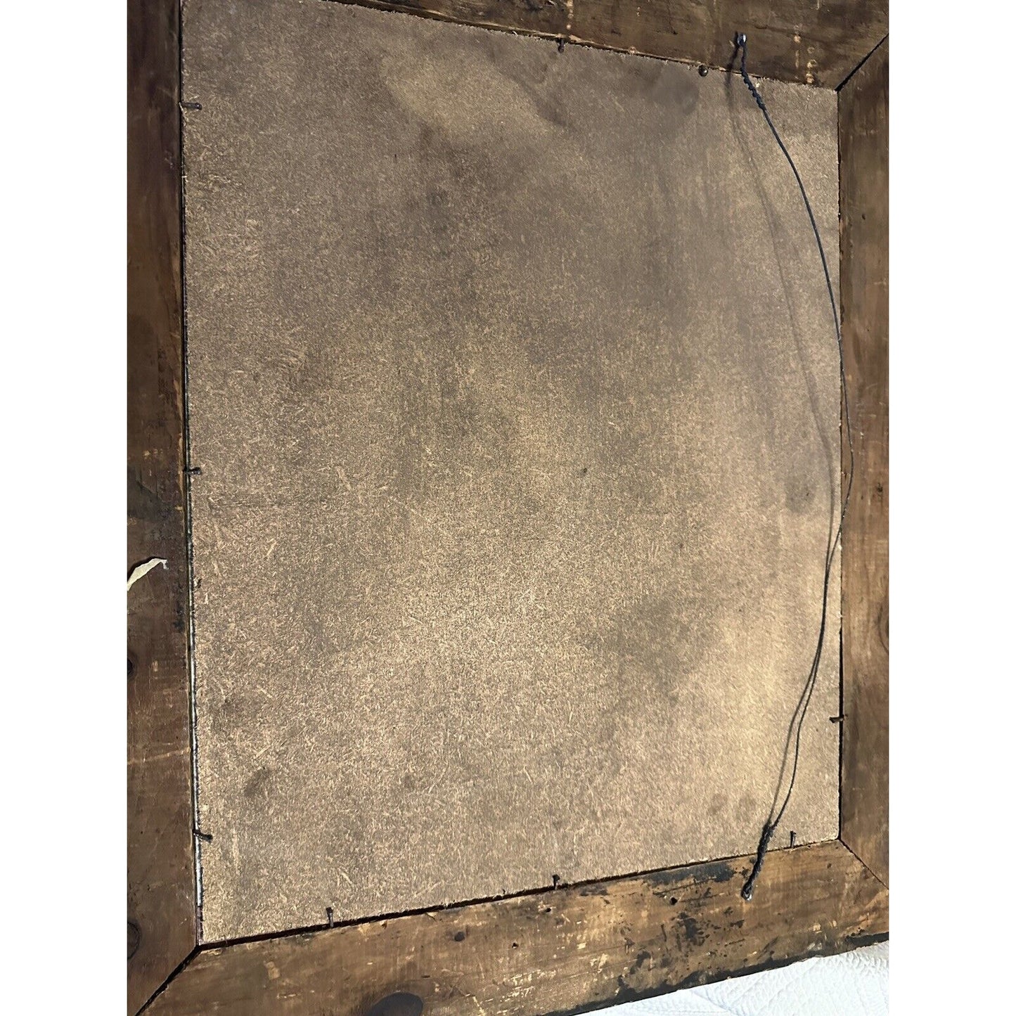 Heidelberg Castle ~ Antique Reverse Glass Painting ~ Germany ~