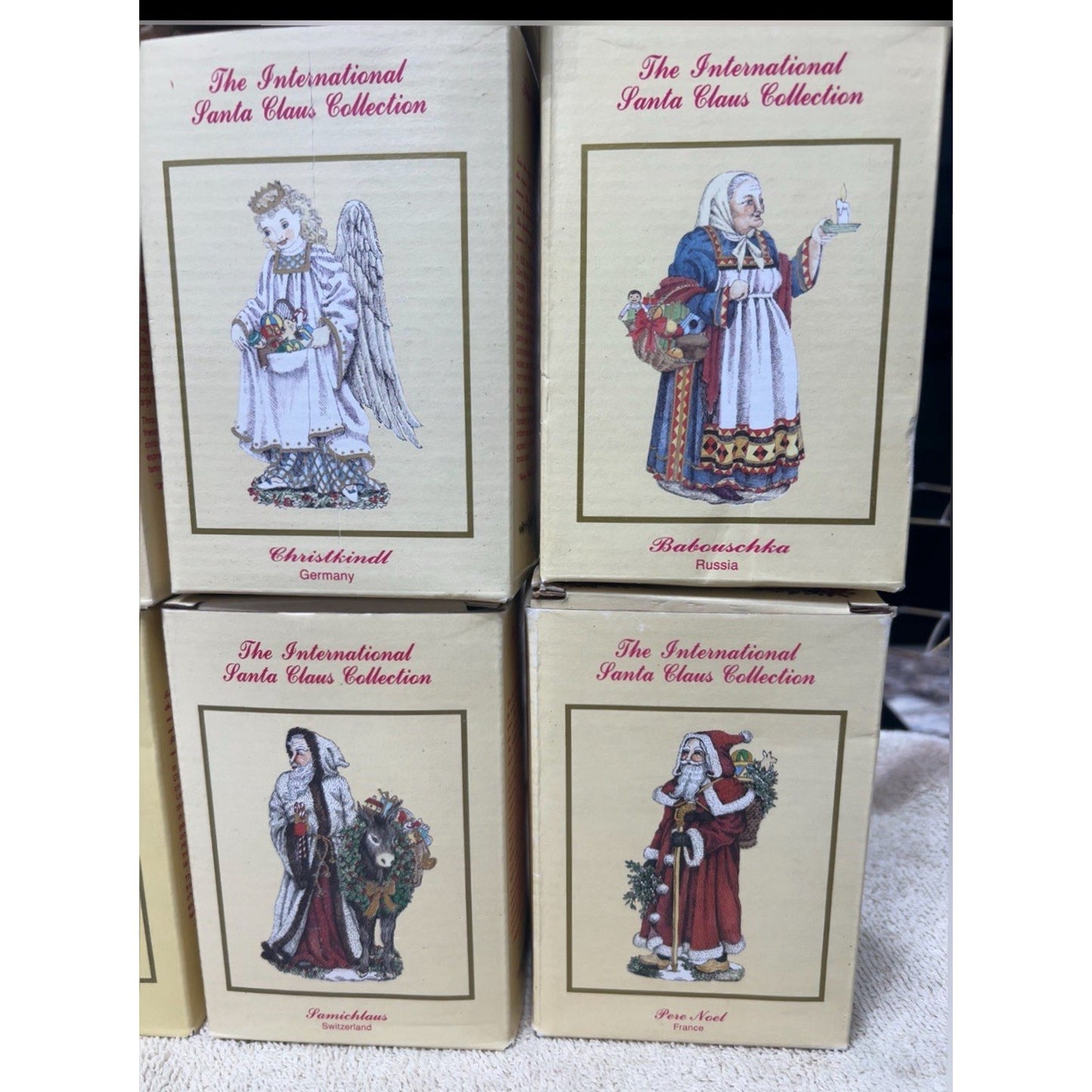 International Santa Claus collection of 16 Collectable Vintage Christmas