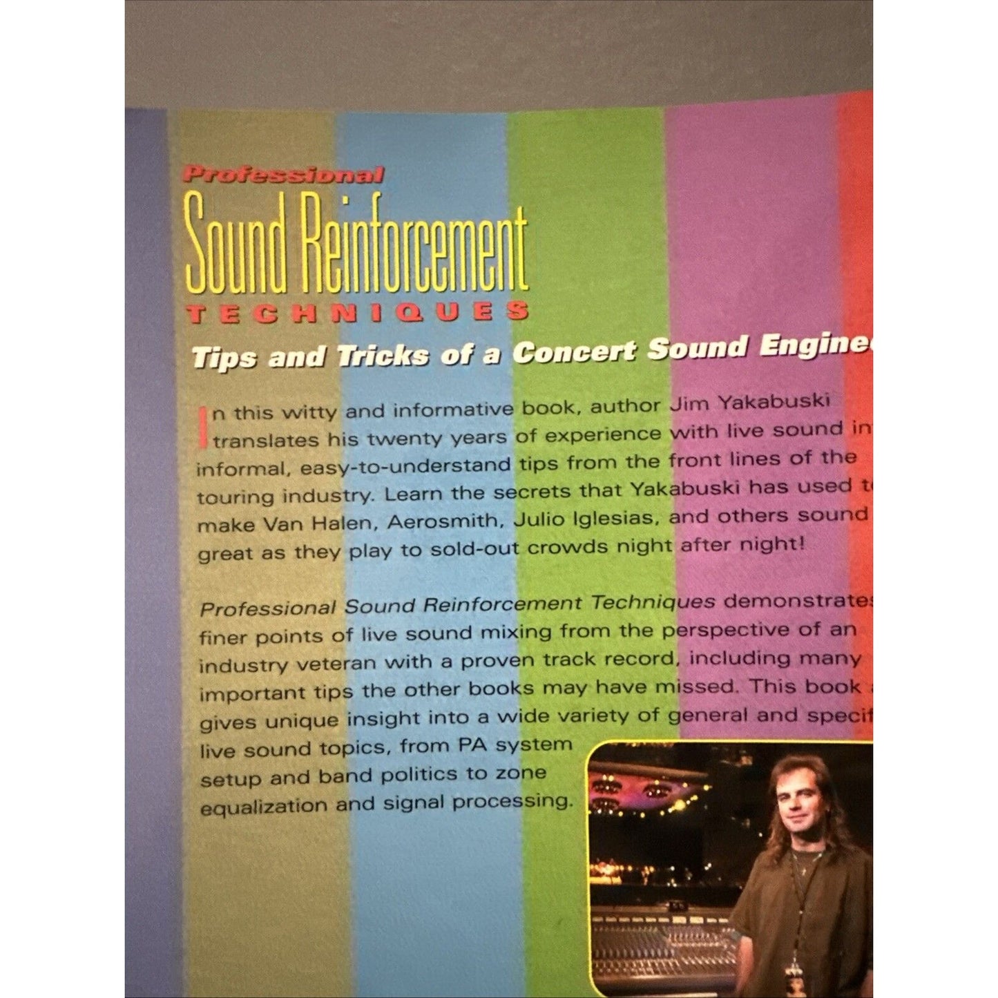 Hal Leonard Professional Sound Reinforcement Techniques - paperback Yakabusk...